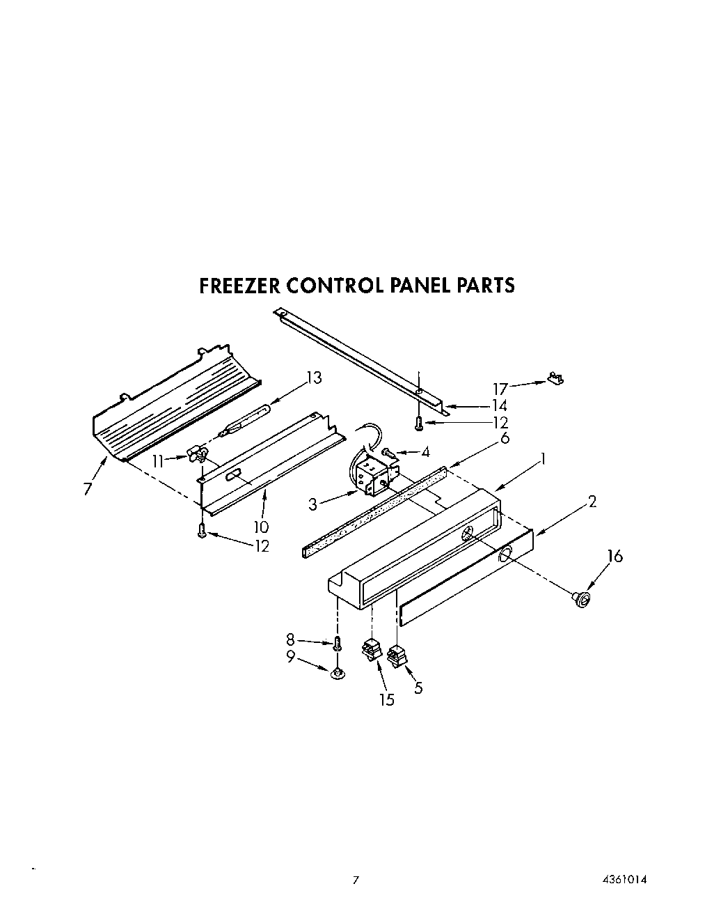 05 - FREEZER CONTROL PANEL