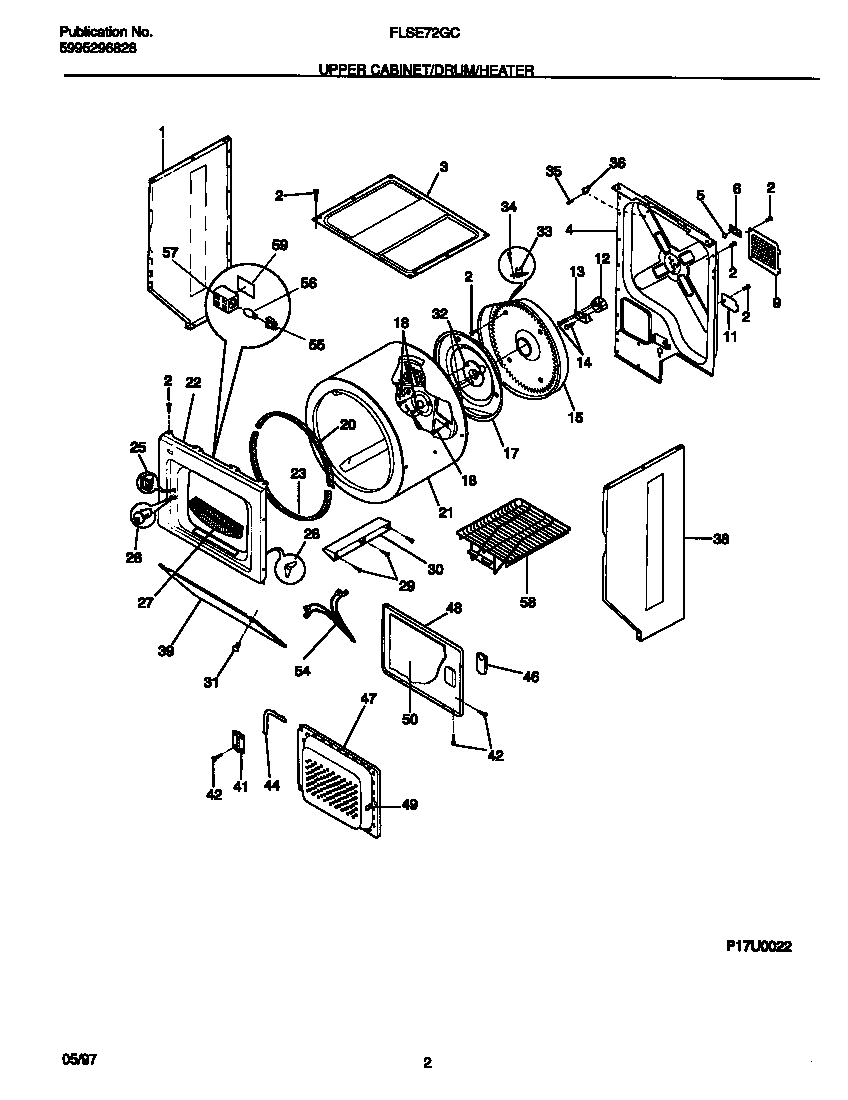 02 - UPPER CABINET/DRUM/HEATER
