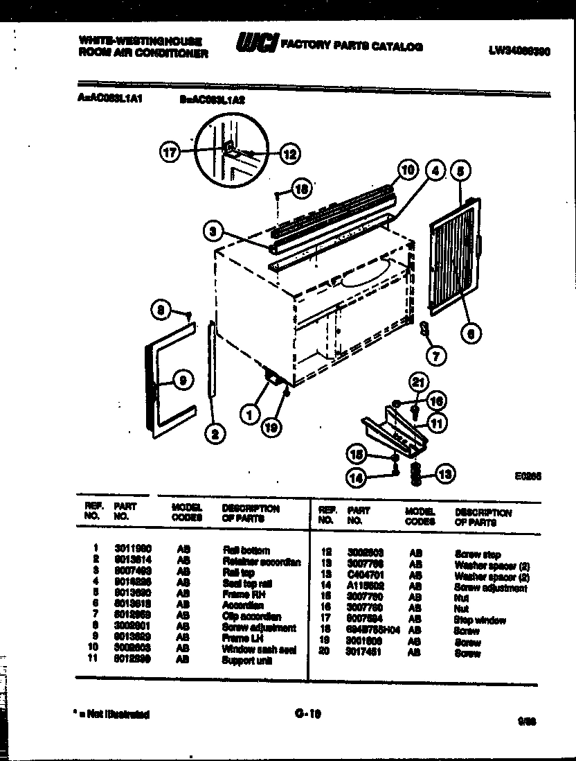 07 - CABINET AND INSTALLATION PARTS