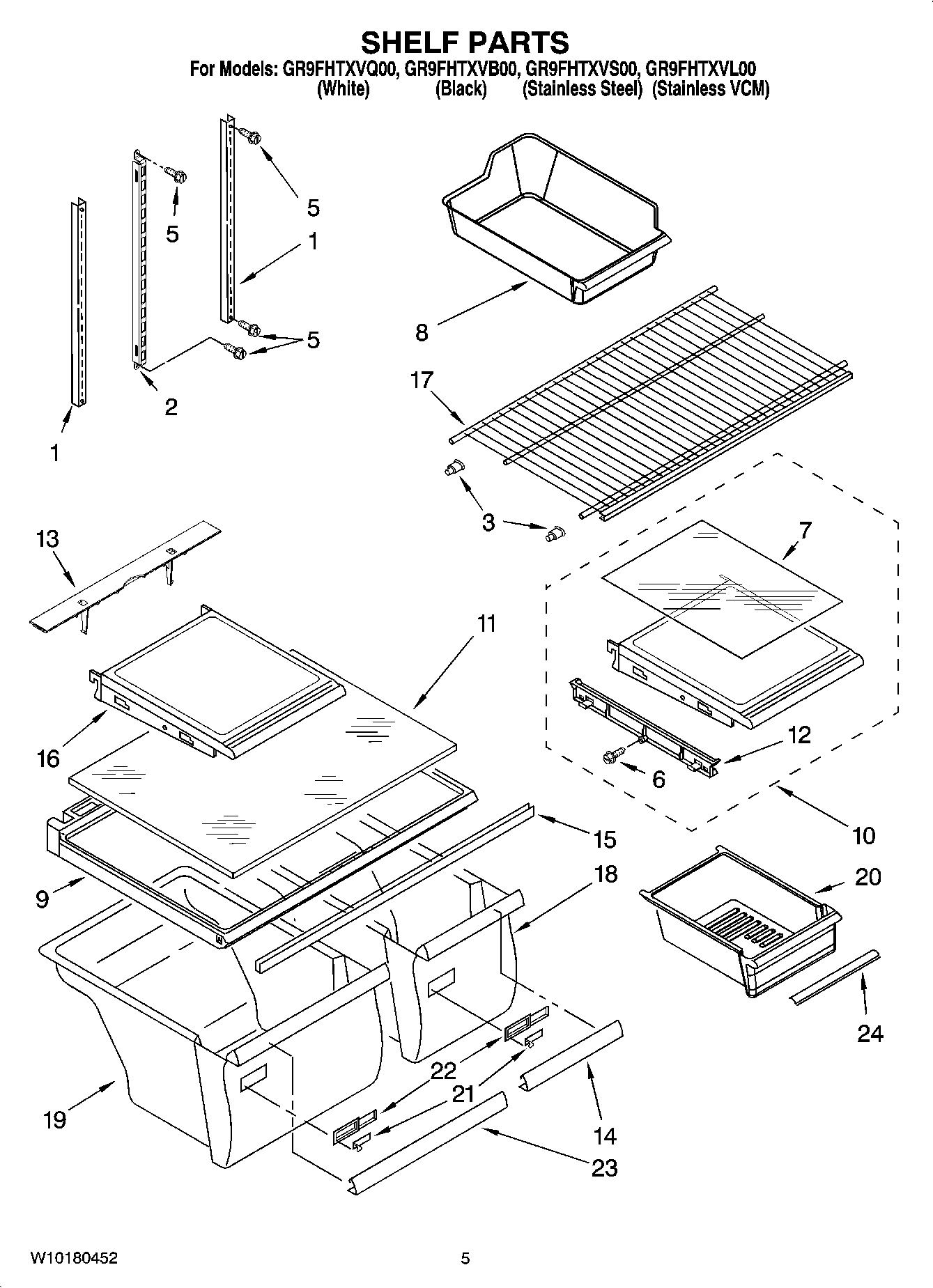 03 - SHELF PARTS