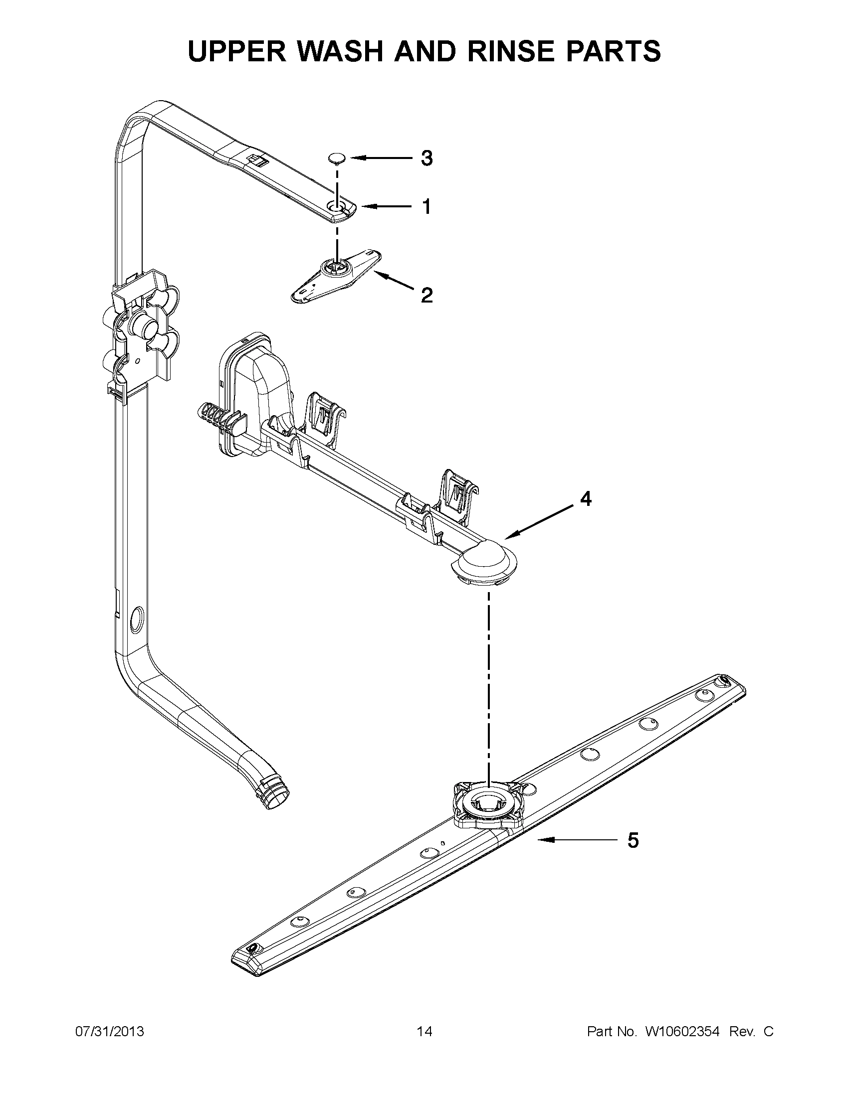 07 - UPPER WASH AND RINSE PARTS
