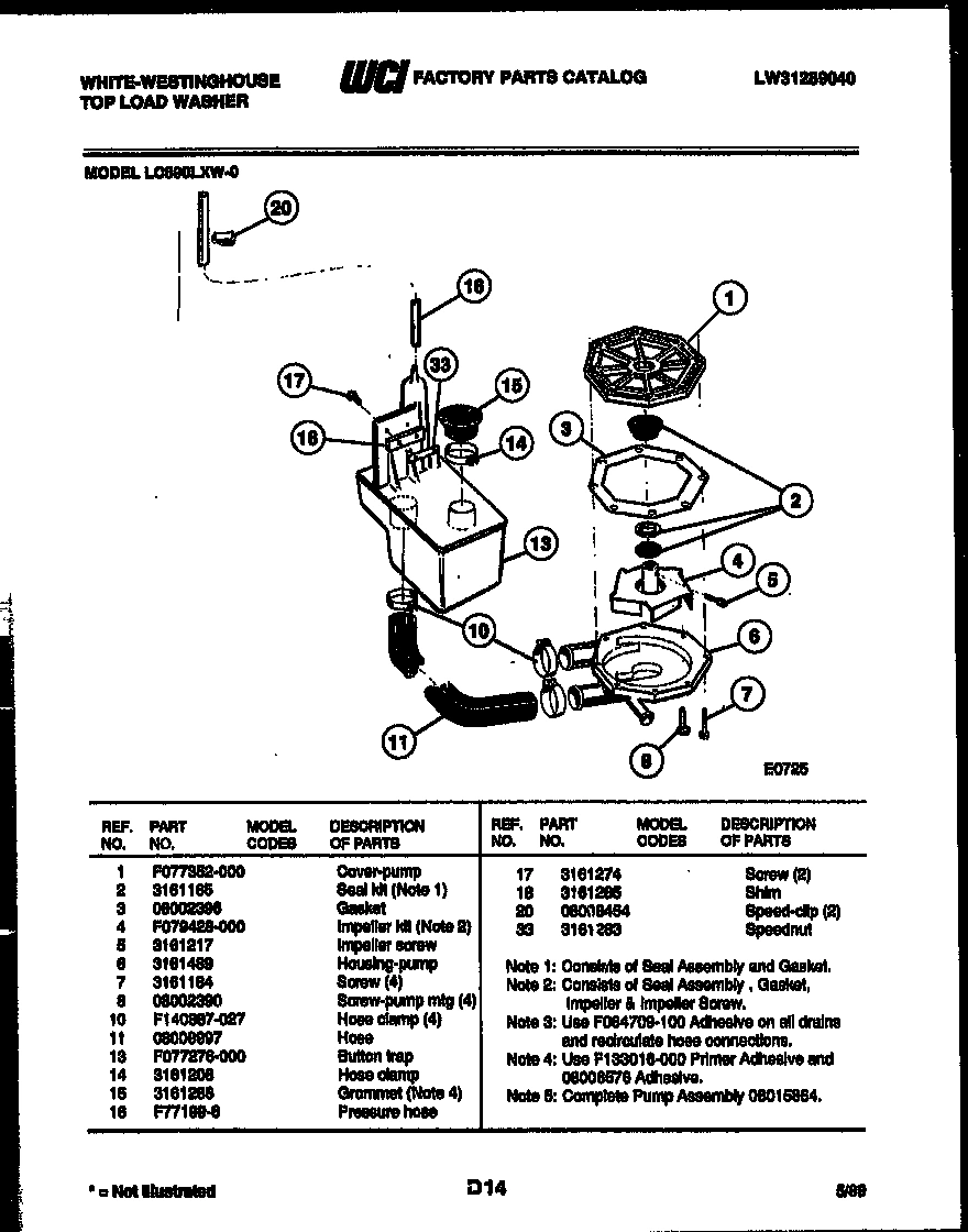 04 - DRAIN AND RECIRCULATE PARTS