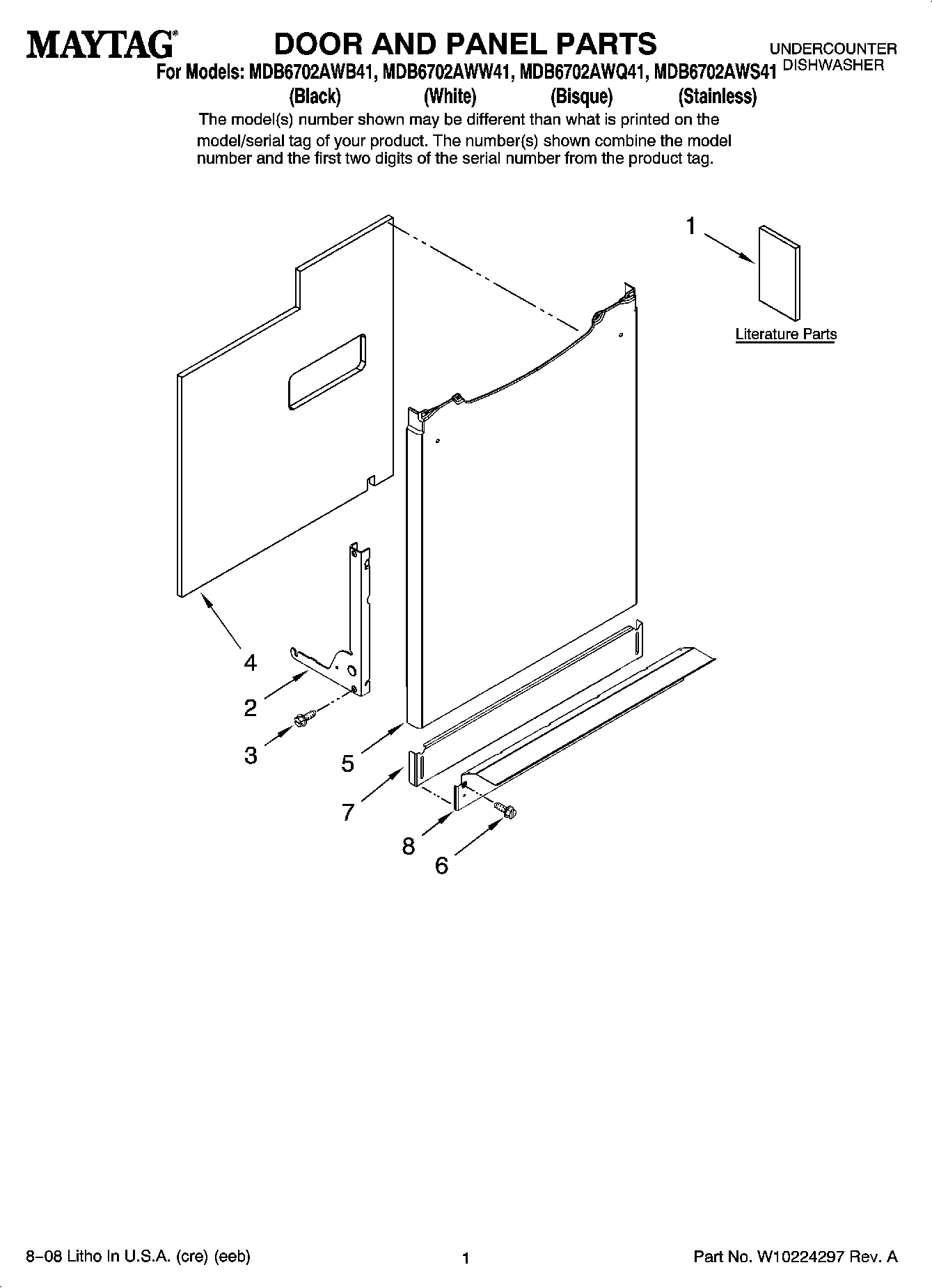 01 - DOOR AND PANEL PARTS