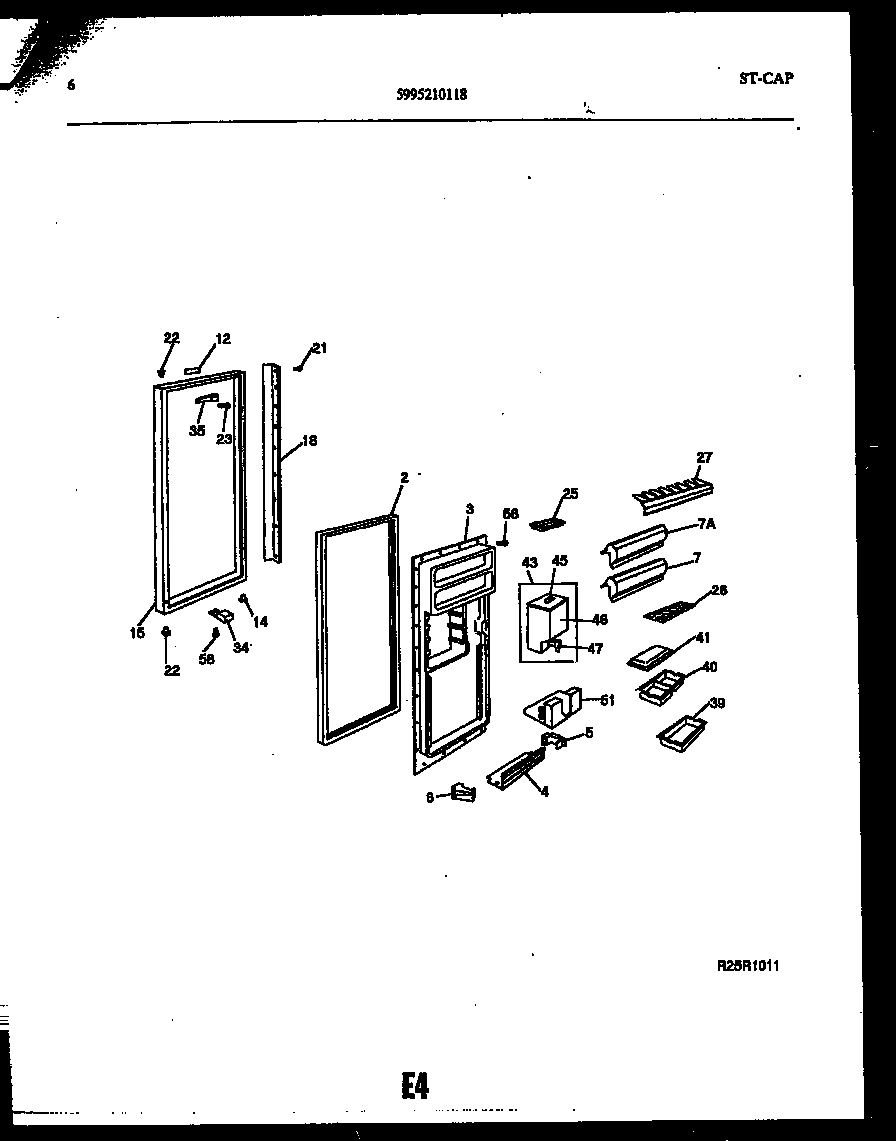 04 - REFRIGERATOR DOOR PARTS