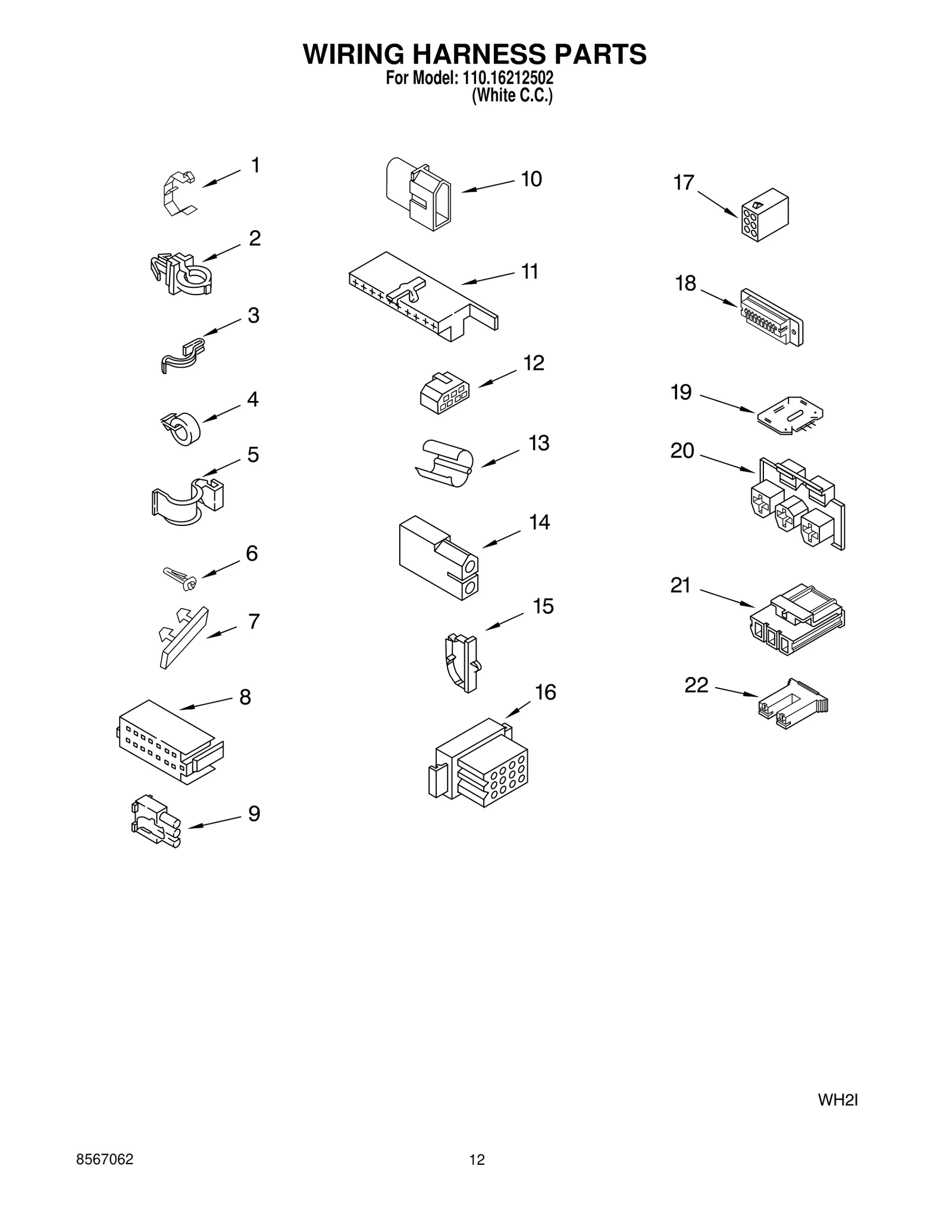 WIRING HARNESS PARTS
