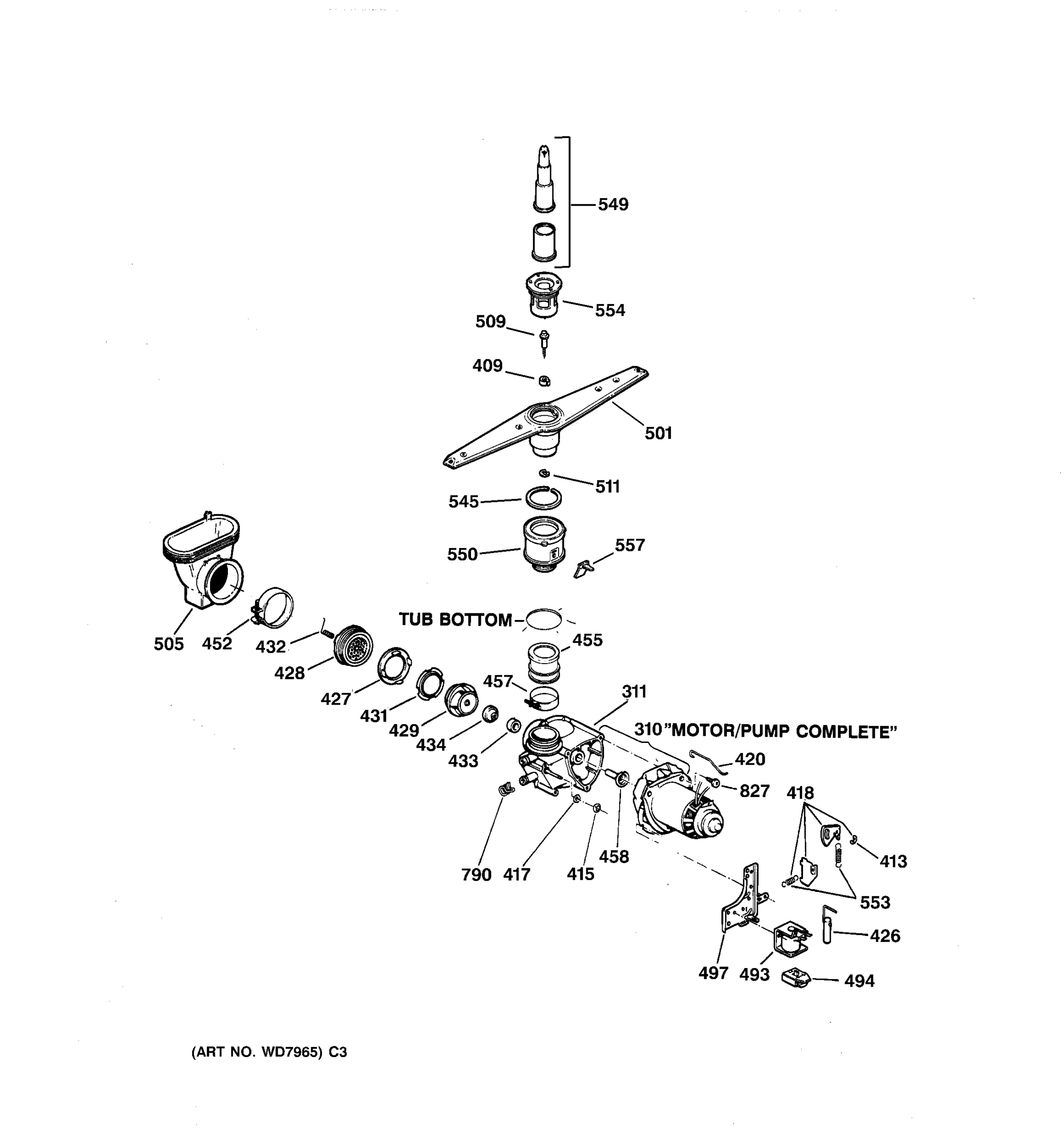MOTOR-PUMP MECHANISM