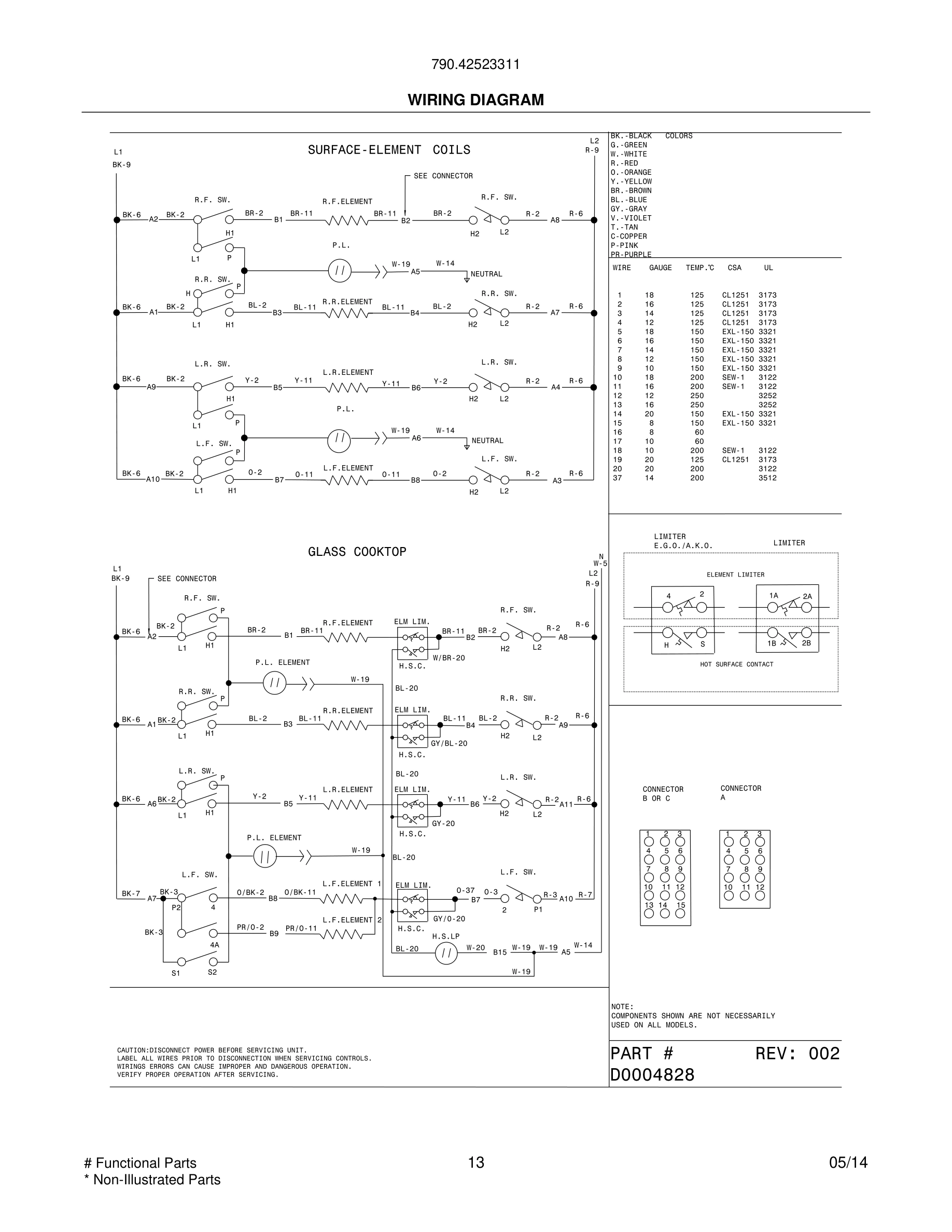 13 - WIRING DIAGRAM