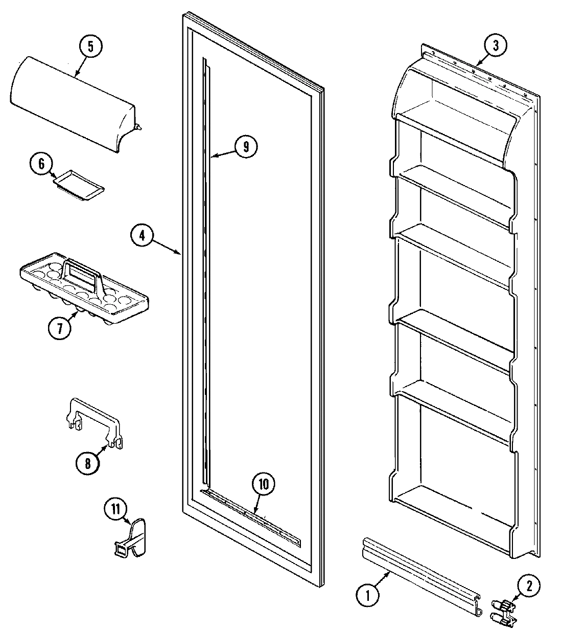 05 - FRESH FOOD INNER DOOR