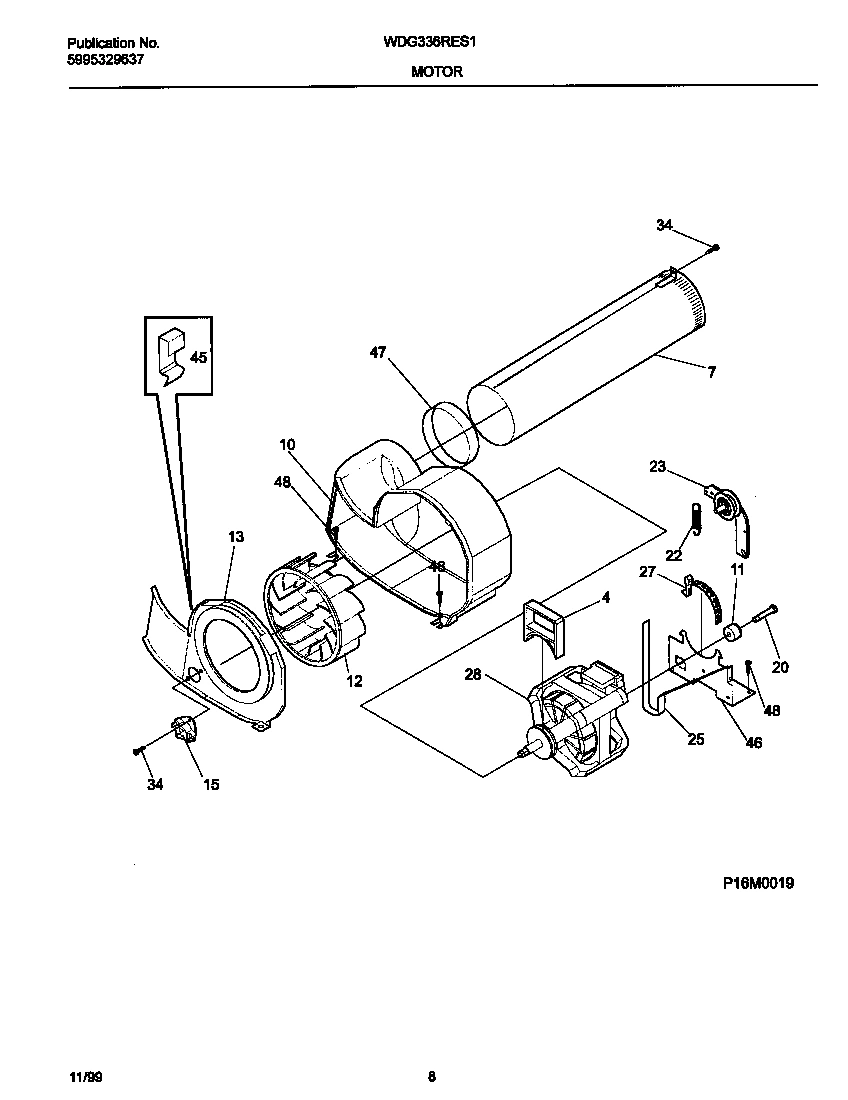 05 - P12M0019 MOTOR,BLOWER