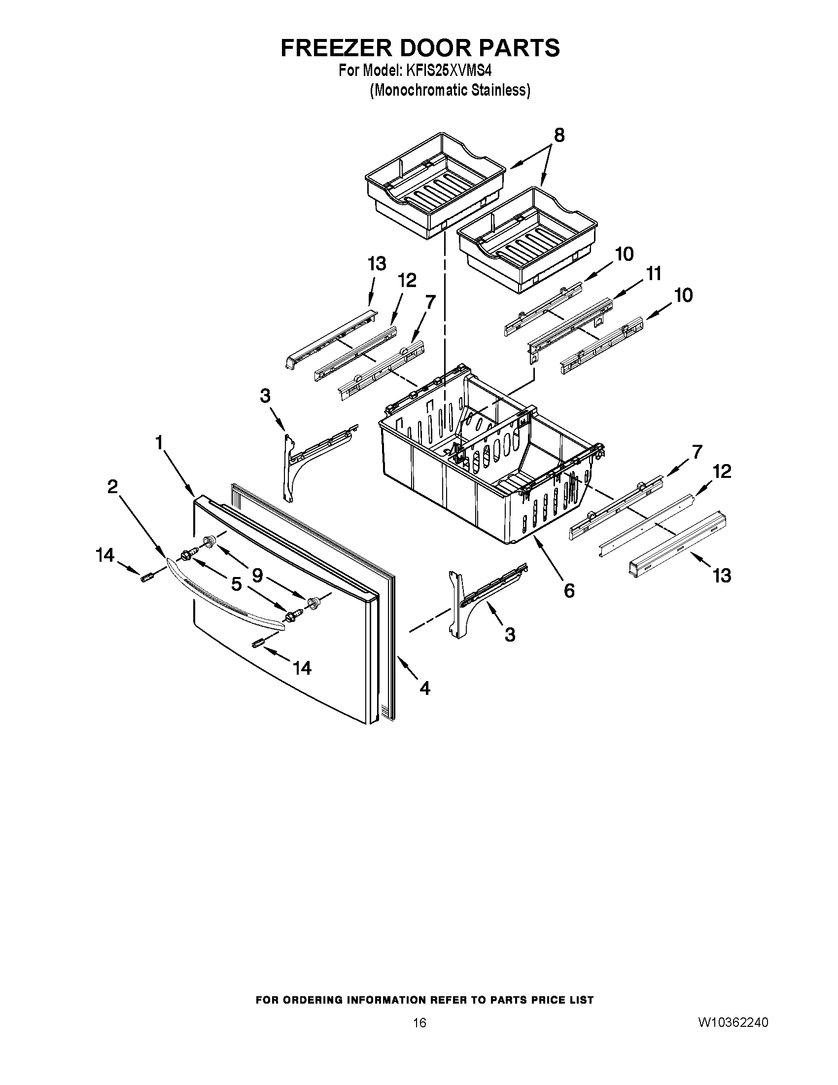 09 - FREEZER DOOR PARTS