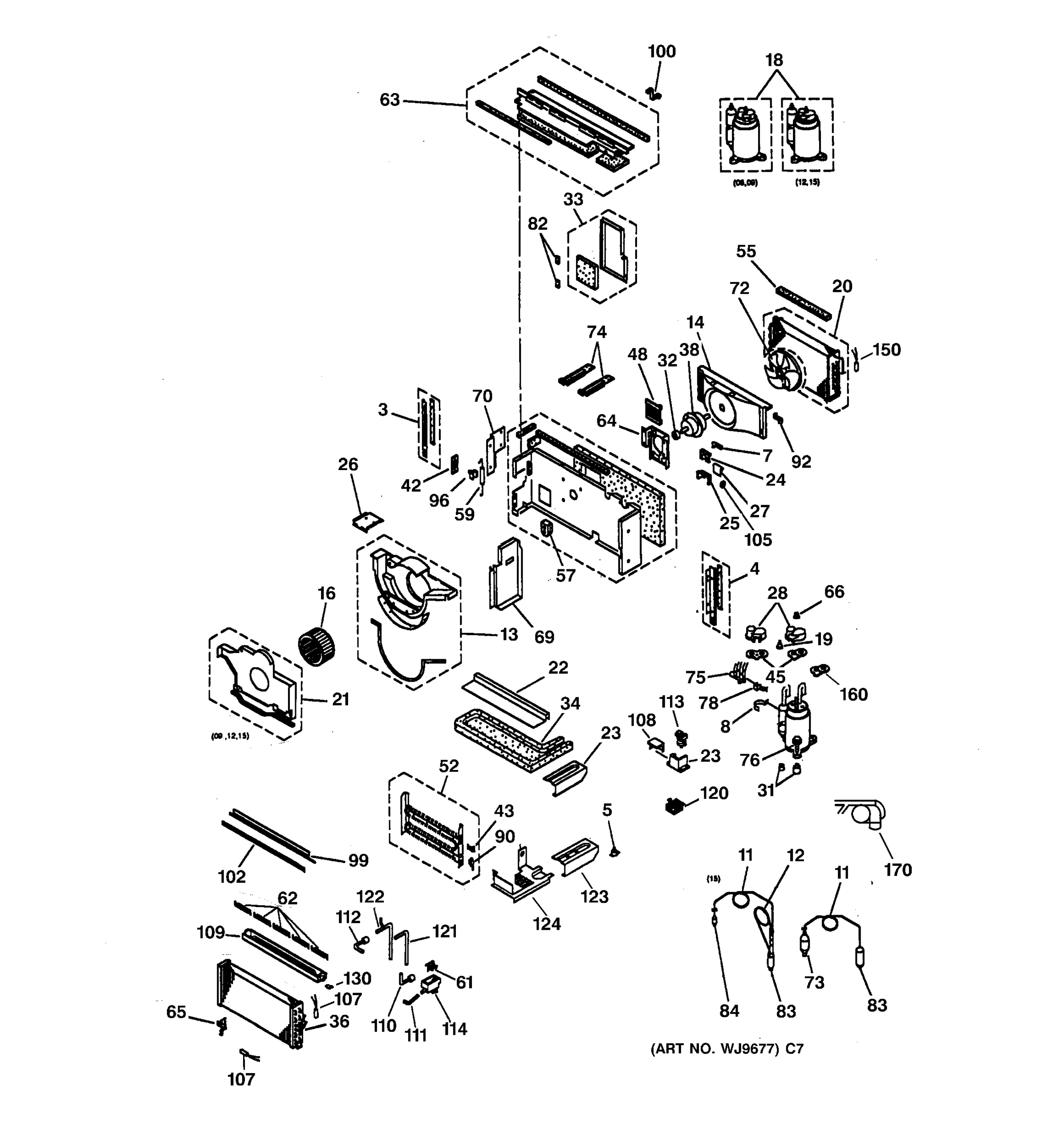 MOTOR, COMPRESSOR & SYSTEM COMPONENTS