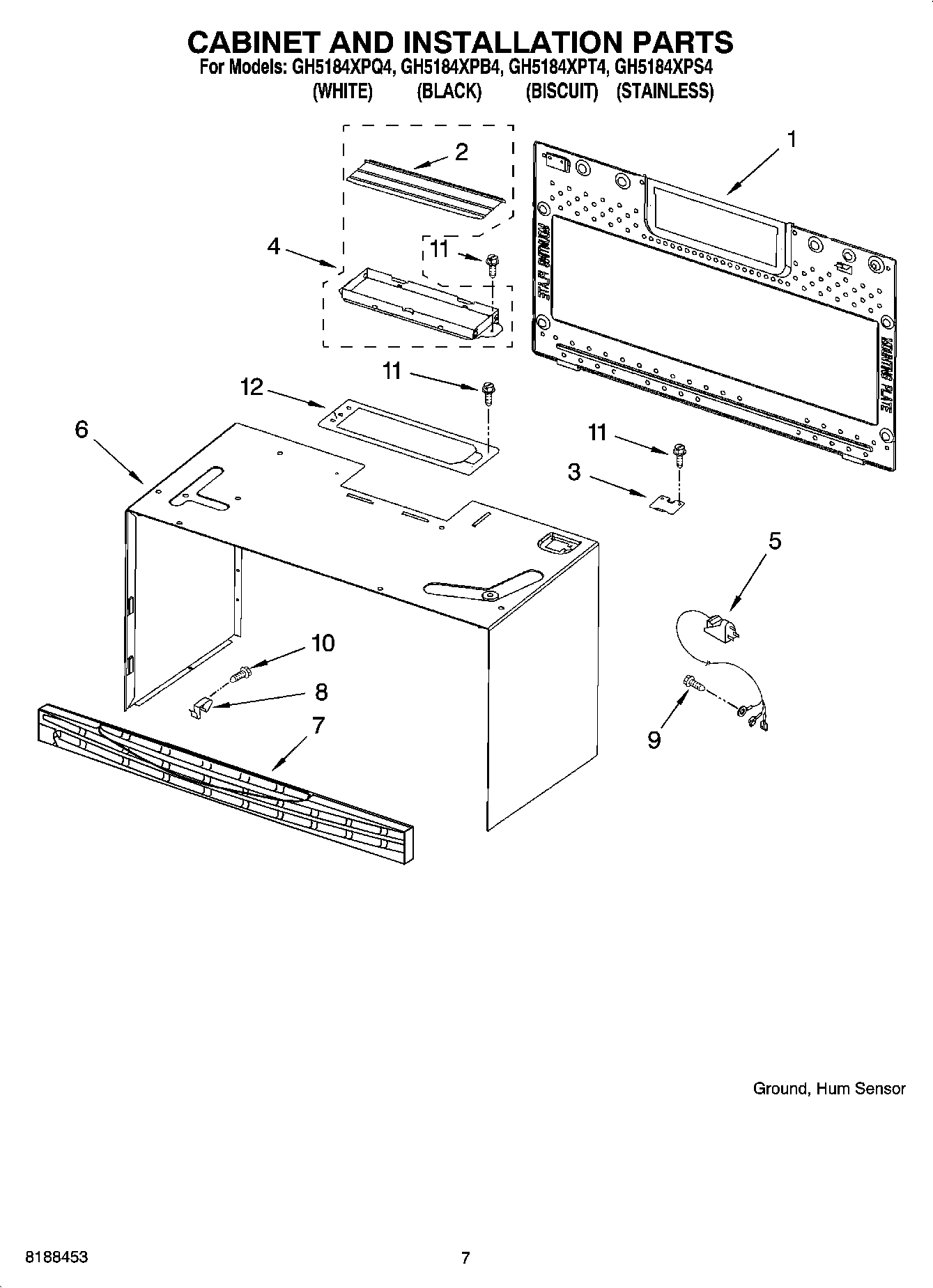 06 - CABINET AND INSTALLATION PARTS