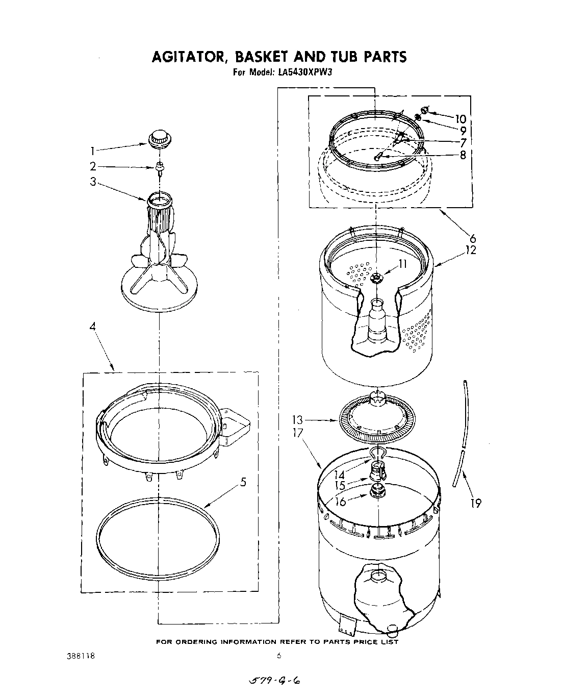 04 - AGITATOR, BASKET AND TUB