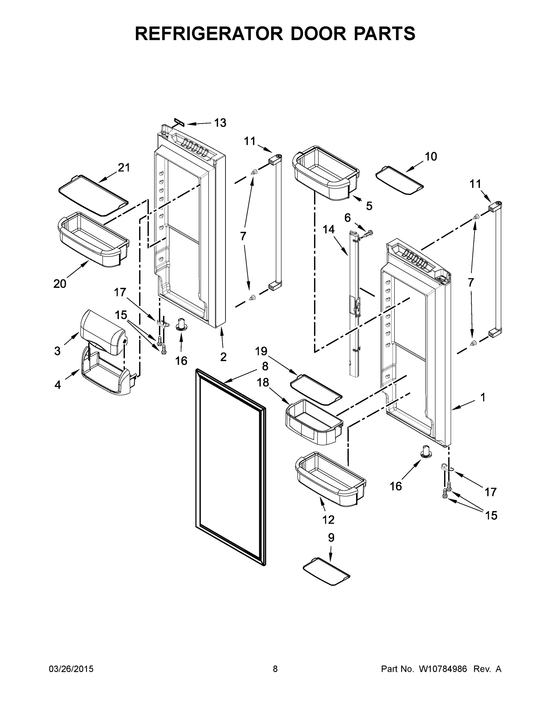 05 - REFRIGERATOR DOOR PARTS