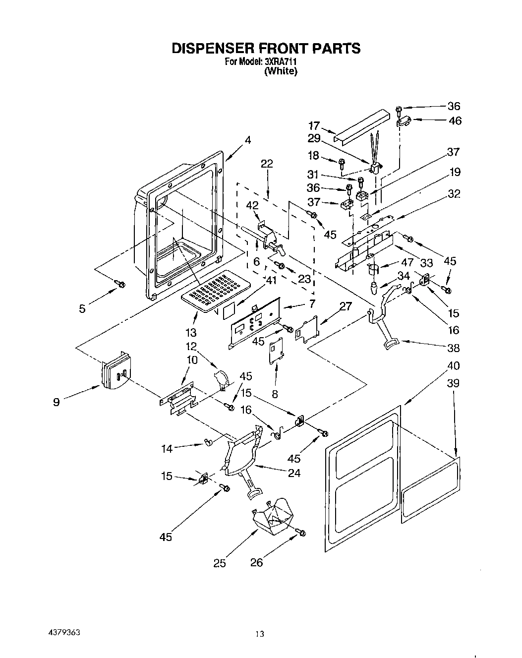 08 - DISPENSER FRONT