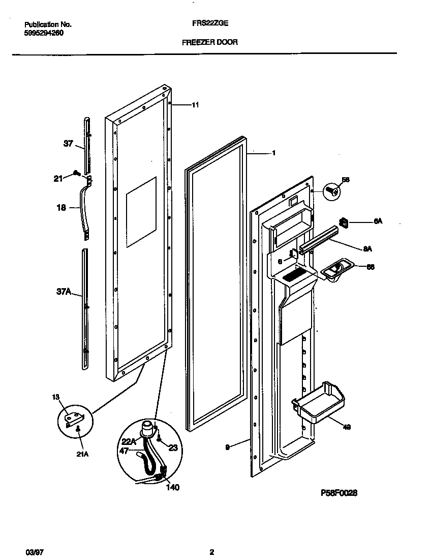 02 - FREEZER DOOR