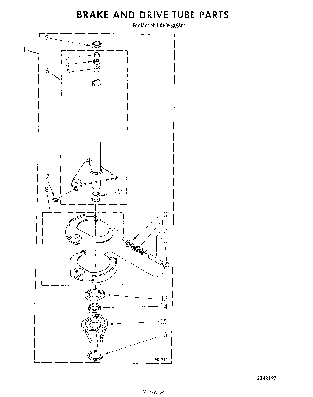 09 - BRAKE AND DRIVE TUBE