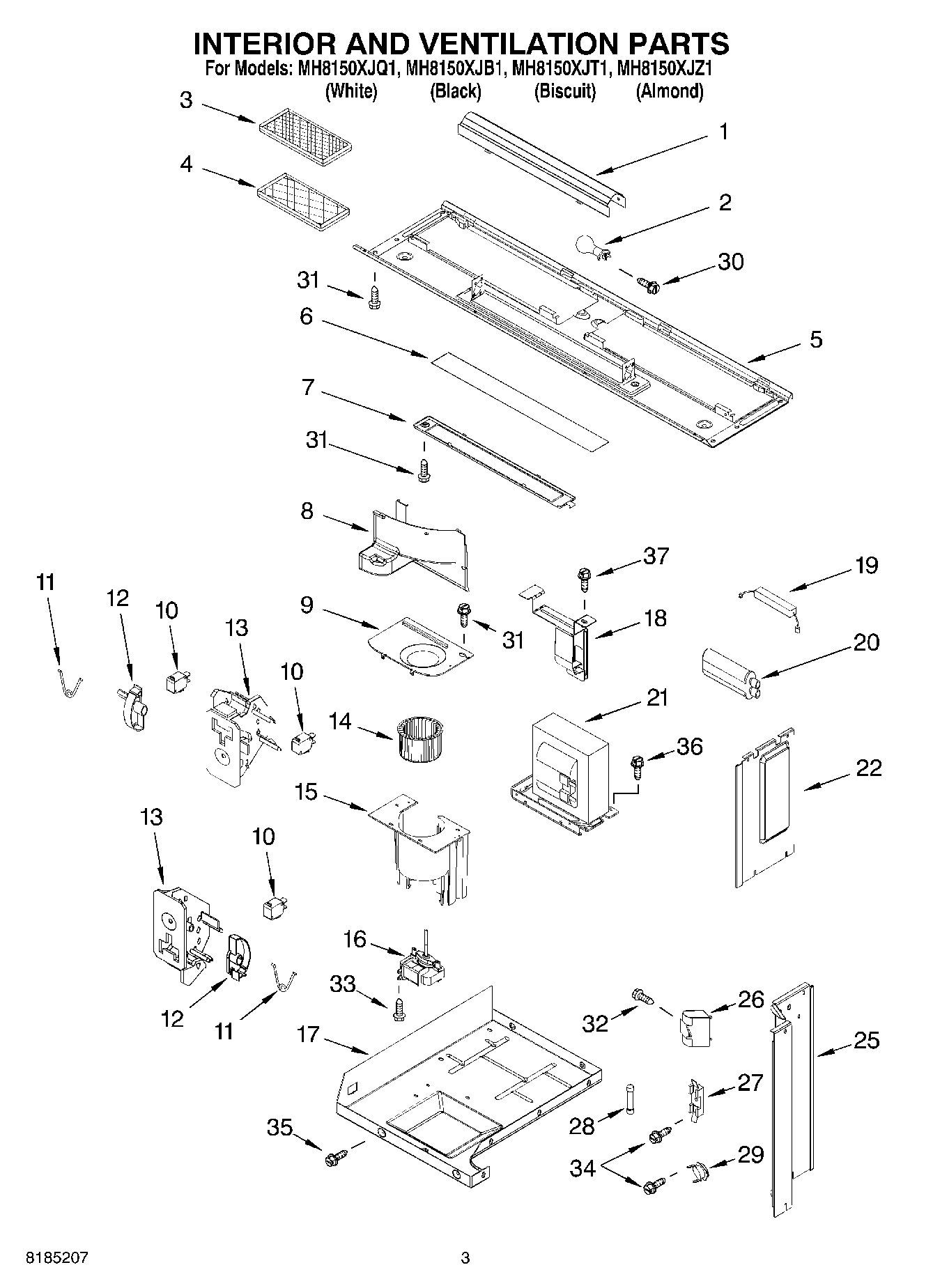 03 - INTERIOR AND VENTILATION PARTS