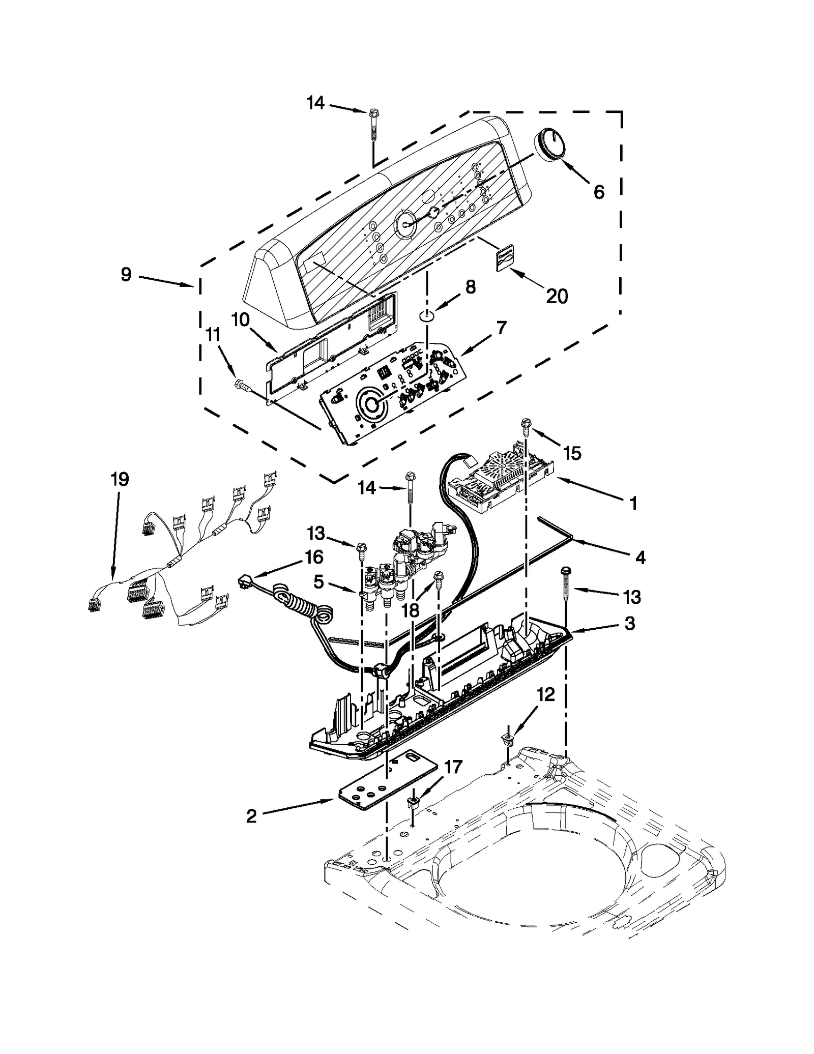 CONTROL PANEL PARTS