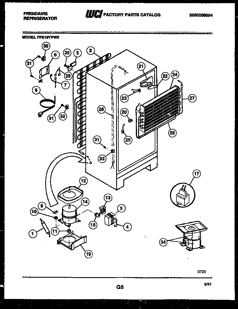 05 - SYSTEM AND AUTOMATIC DEFROST PARTS