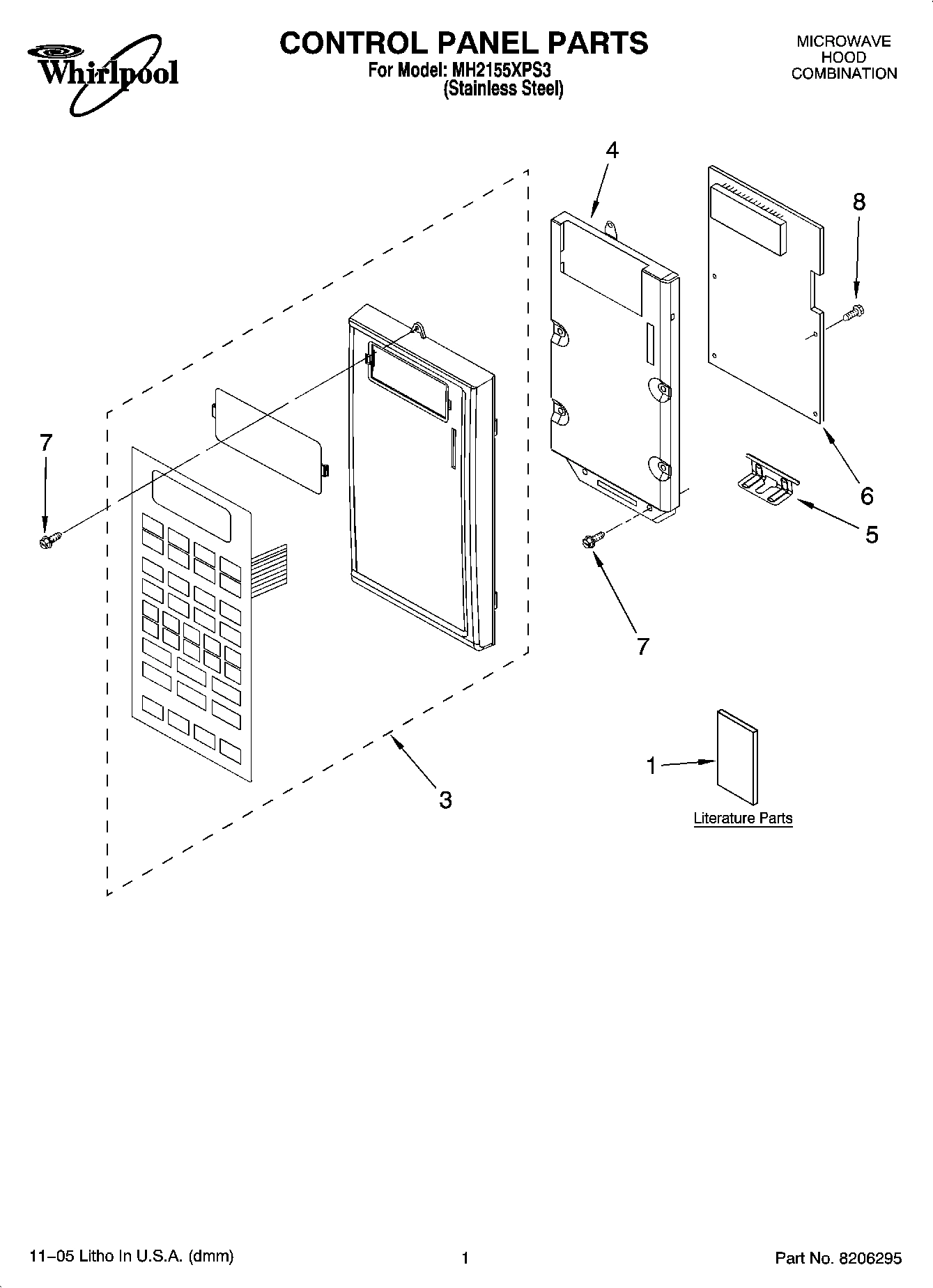 01 - CONTROL PANEL PARTS