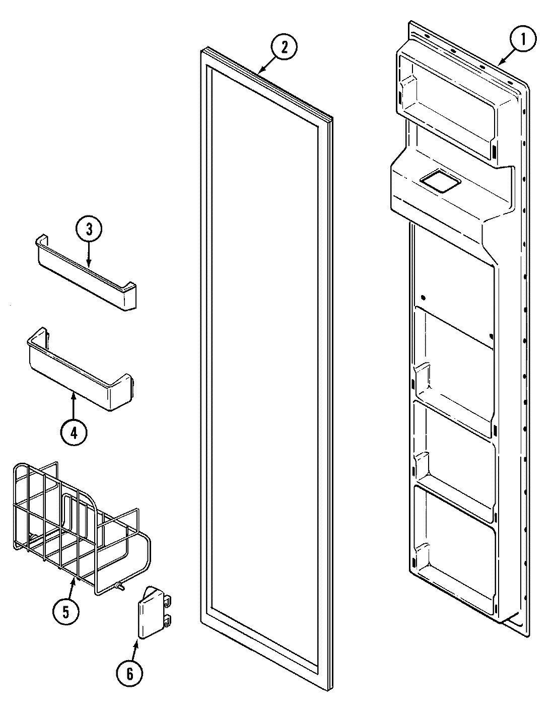 02 - FREEZER INNER DOOR