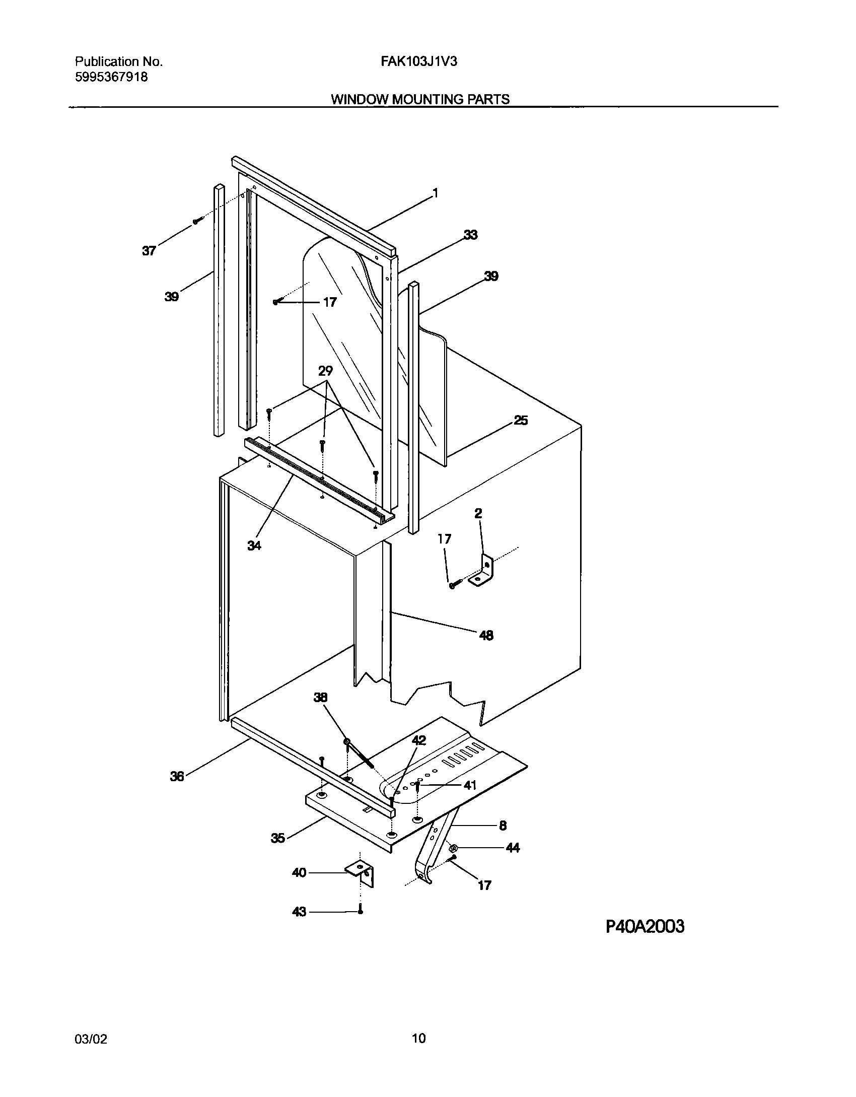 11 - WINDOW MOUNTING PARTS