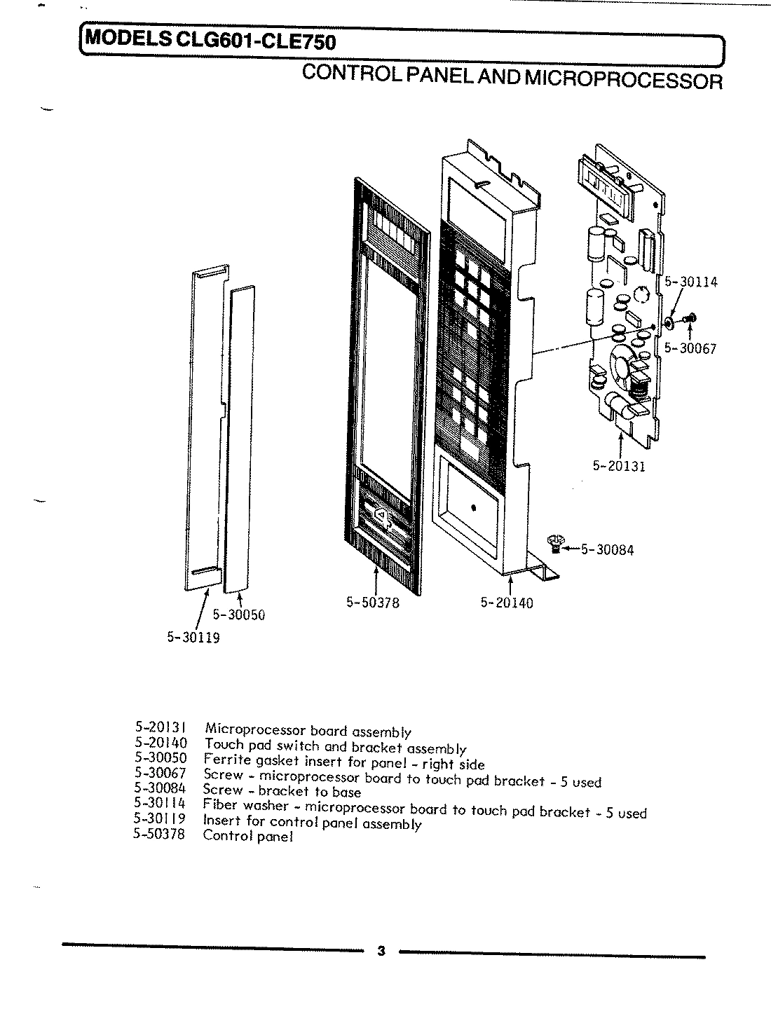 04 - CONTROL PANEL & MICROPROCESSOR