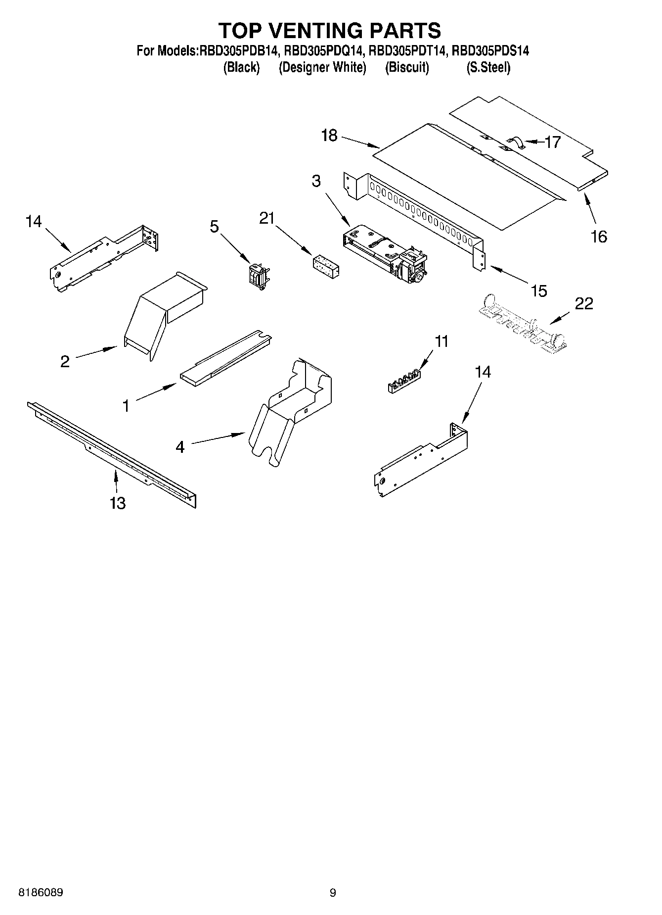 07 - TOP VENTING PARTS, OPTIONAL PARTS