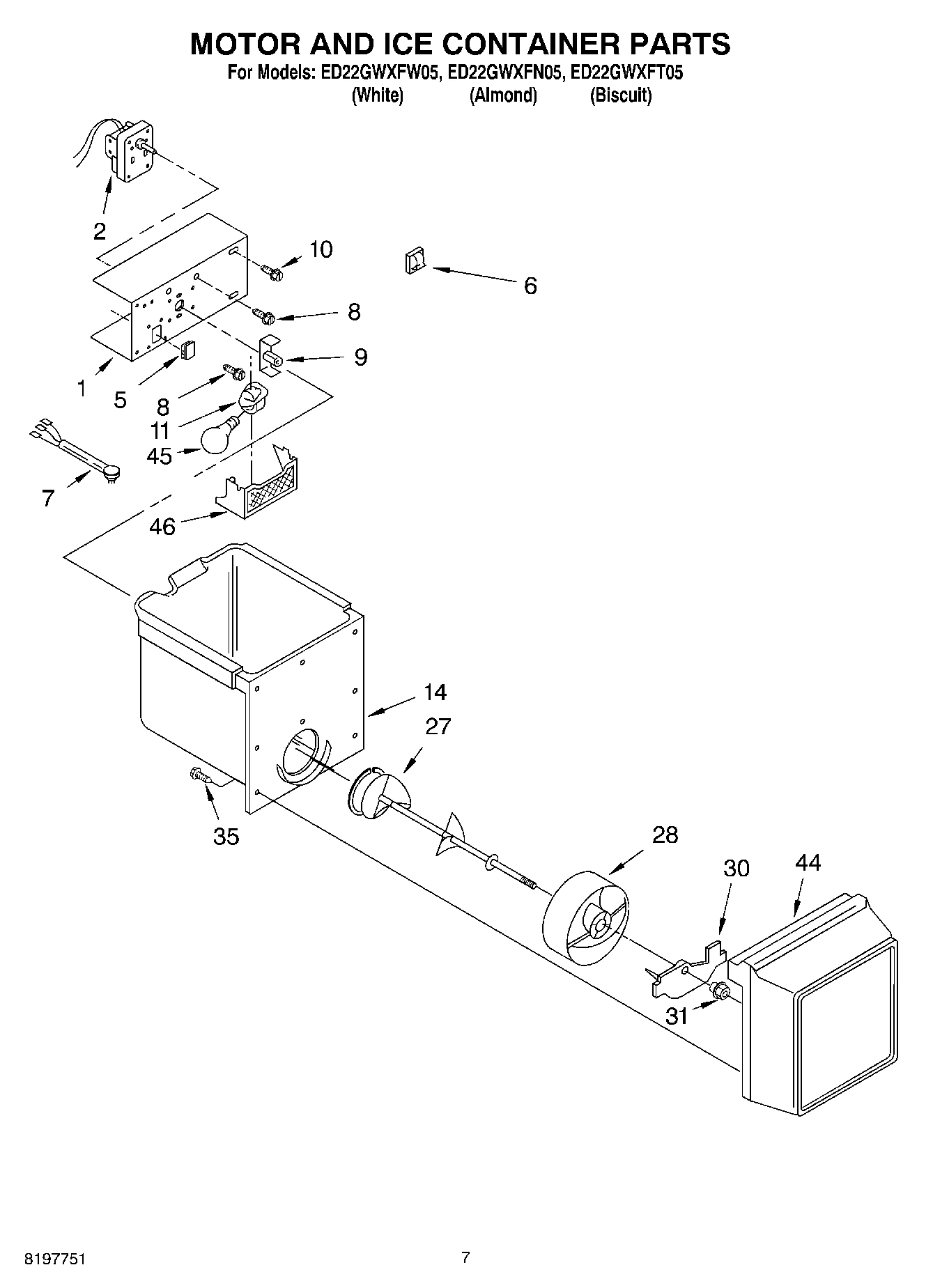 06 - MOTOR AND ICE CONTAINER
