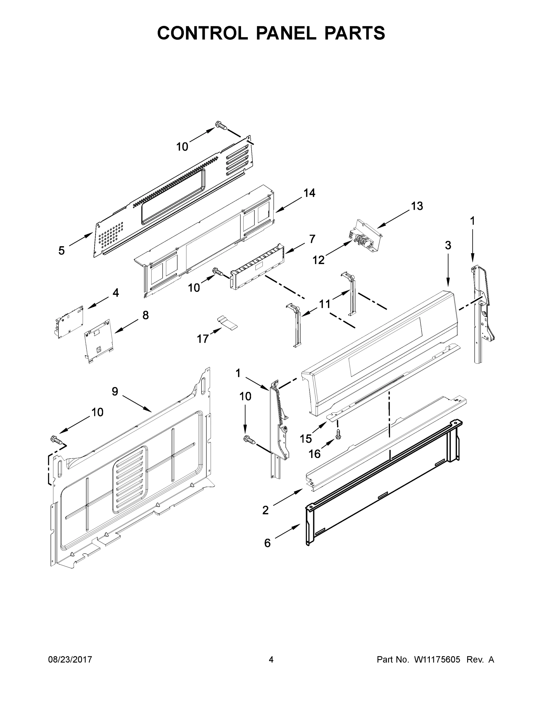 03 - CONTROL PANEL PARTS