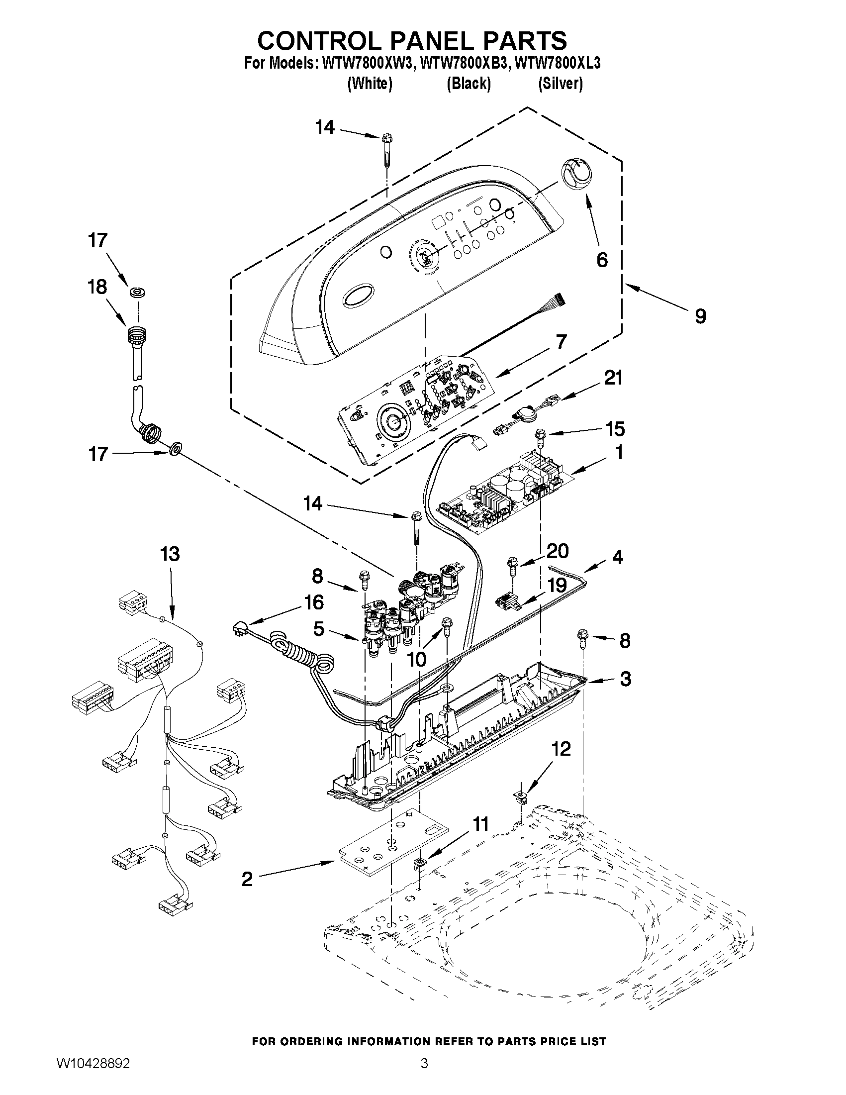 02 - CONTROL PANEL PARTS