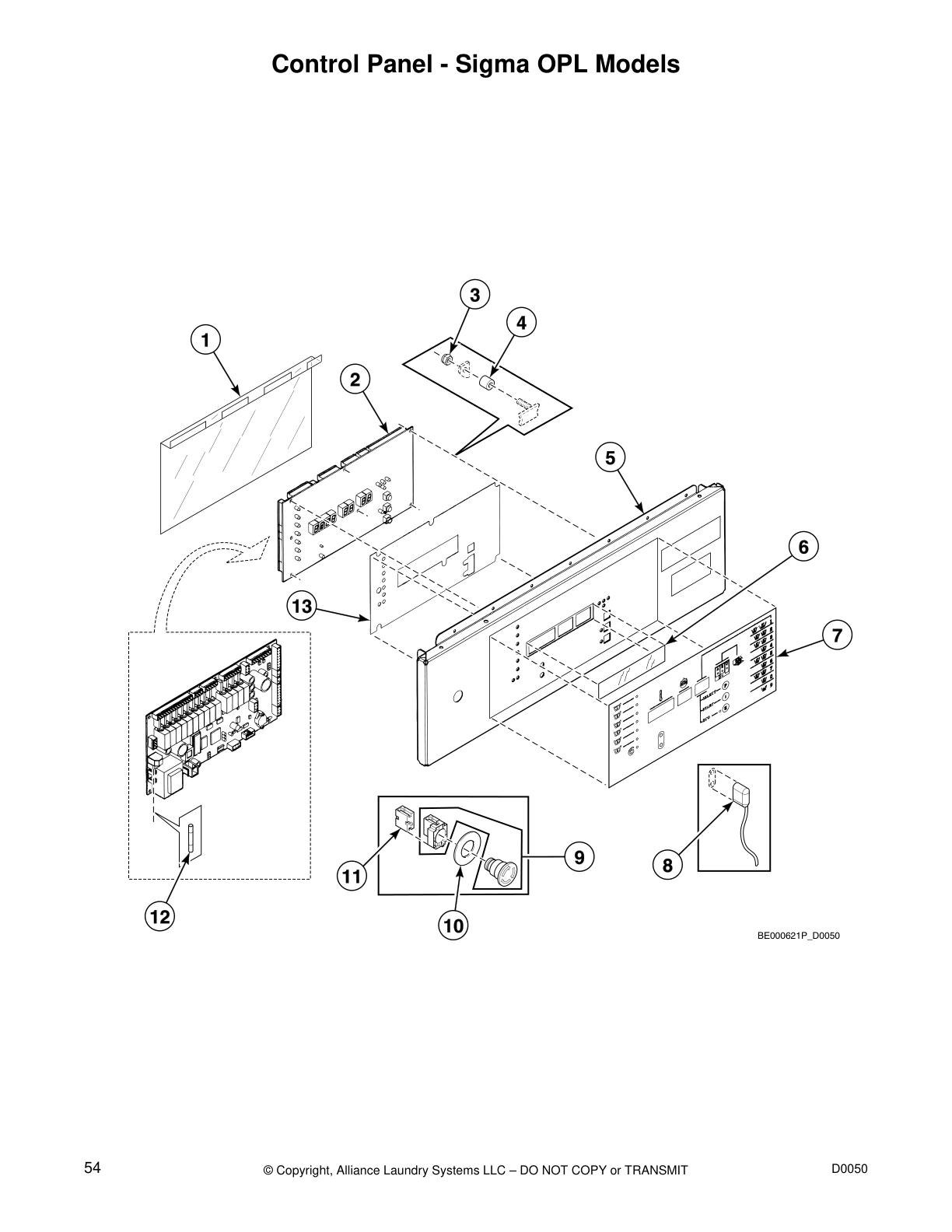 Control Panel - Sigma OPL Models