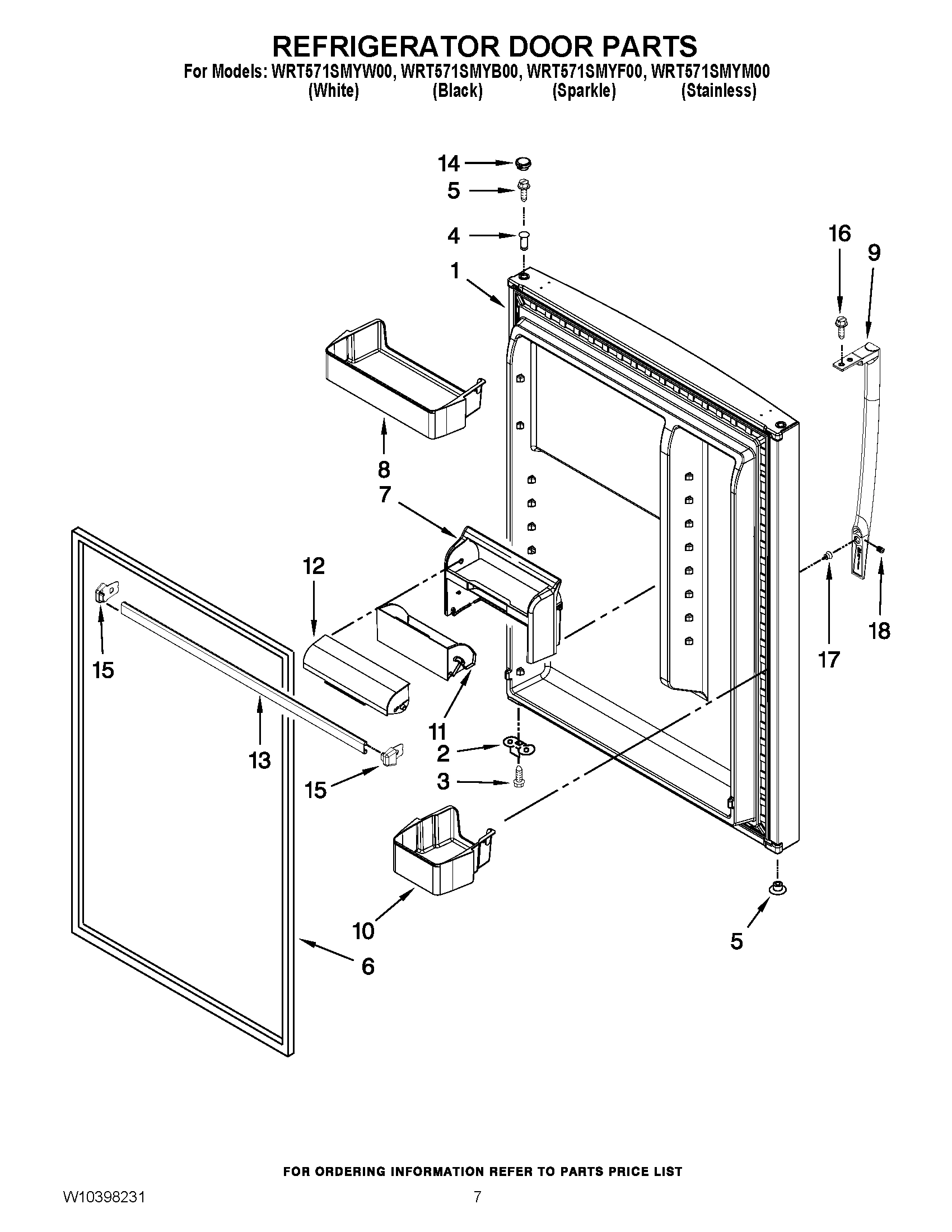 05 - REFRIGERATOR DOOR PARTS