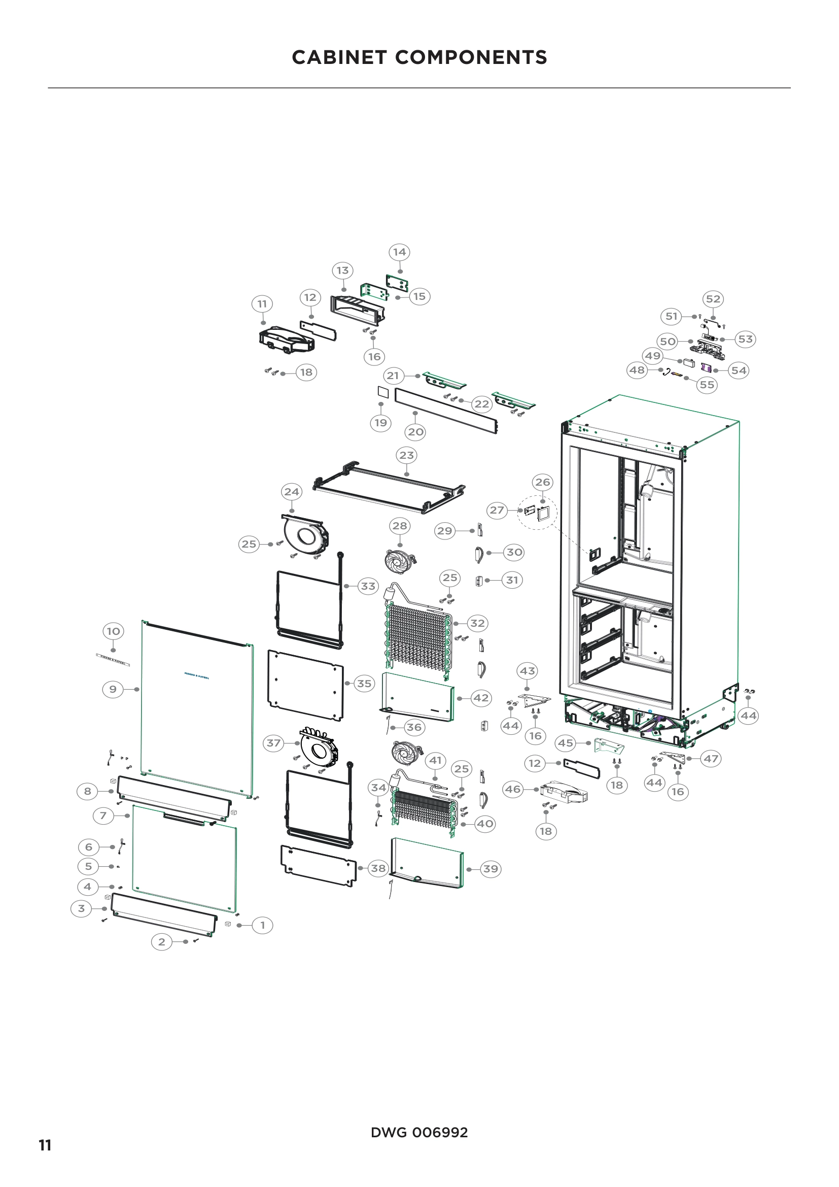 CABINET COMPONENTS