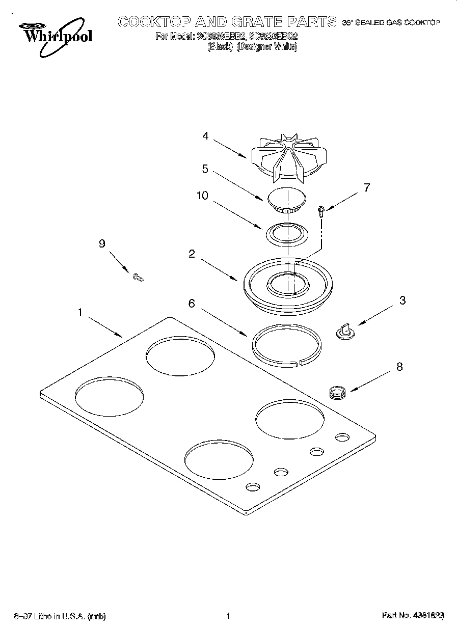 01 - COOKTOP AND GRATE