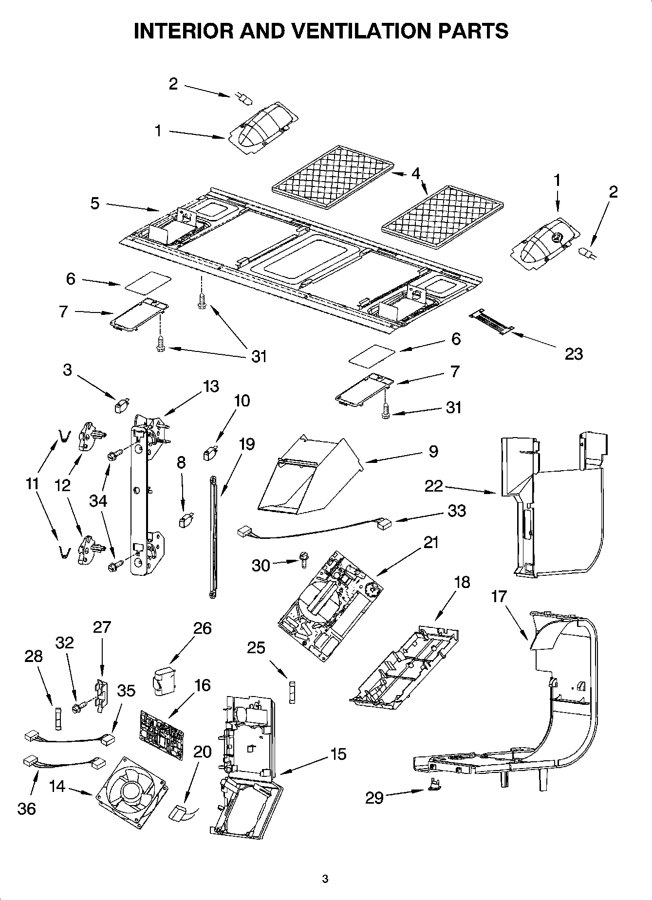 03 - INTERIOR AND VENTILATION PARTS