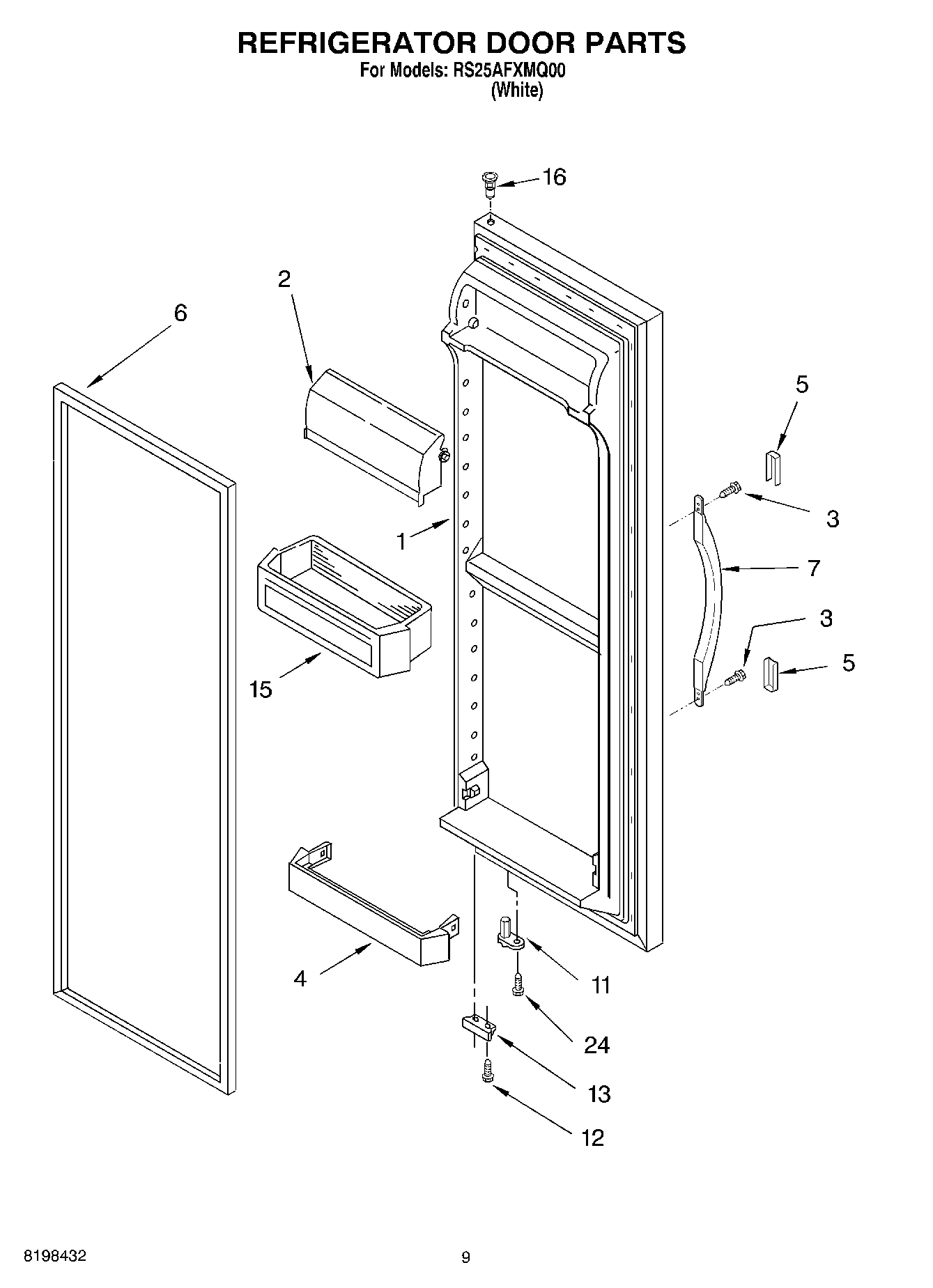 06 - REFRIGERATOR DOOR PARTS