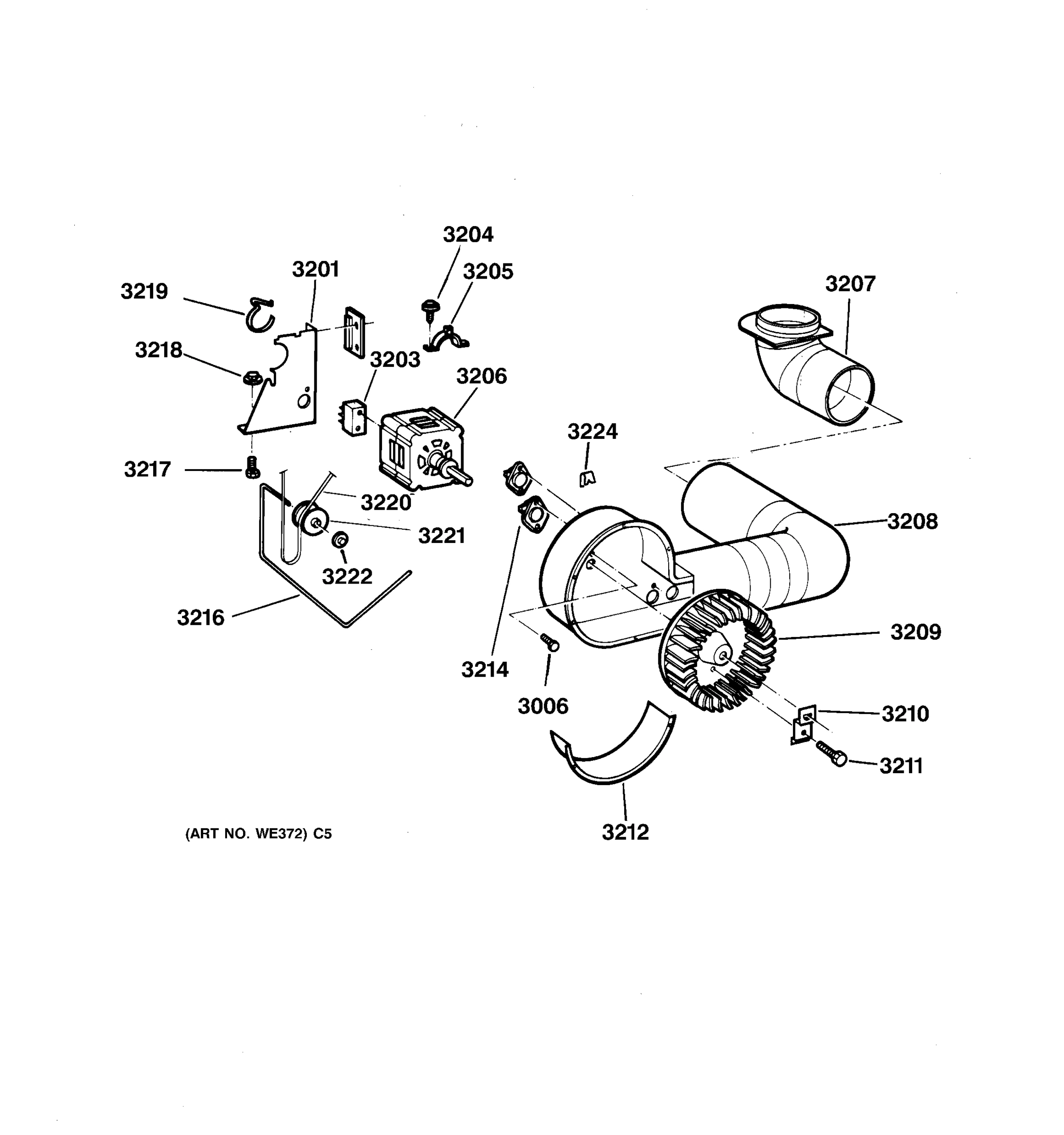 BLOWER & DRIVE ASSEMBLY
