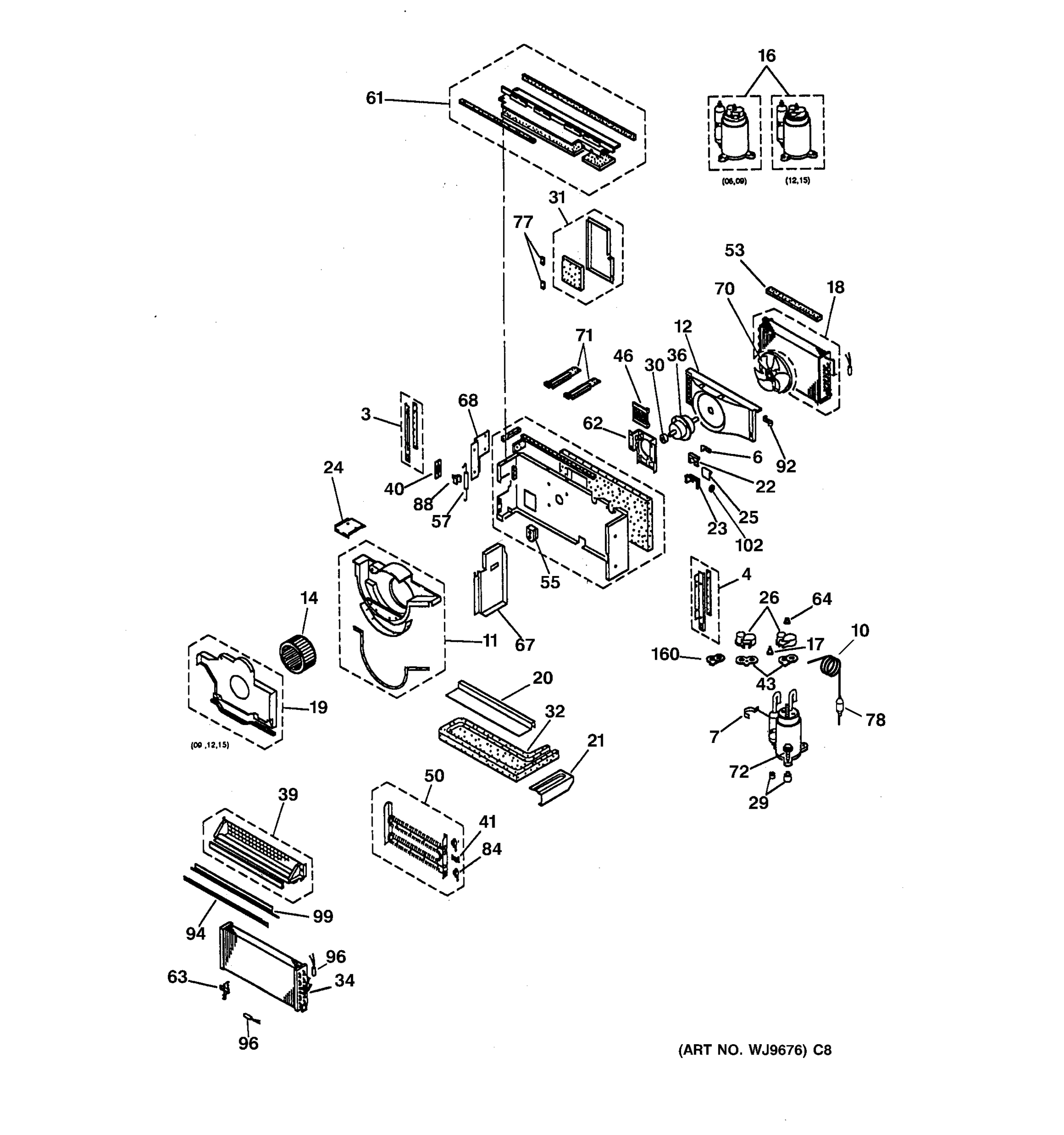 MOTOR, COMPRESSOR & SYSTEM COMPONENTS