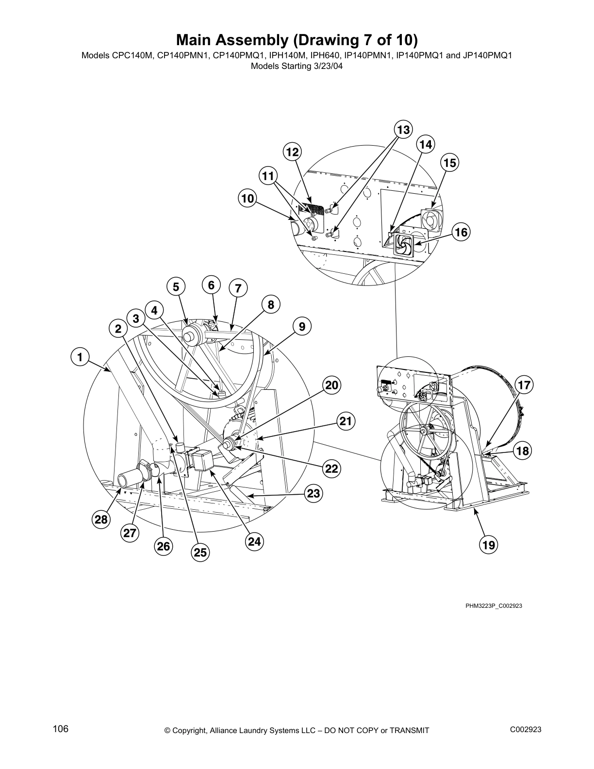 Main Assembly (Drawing 7 of 10)