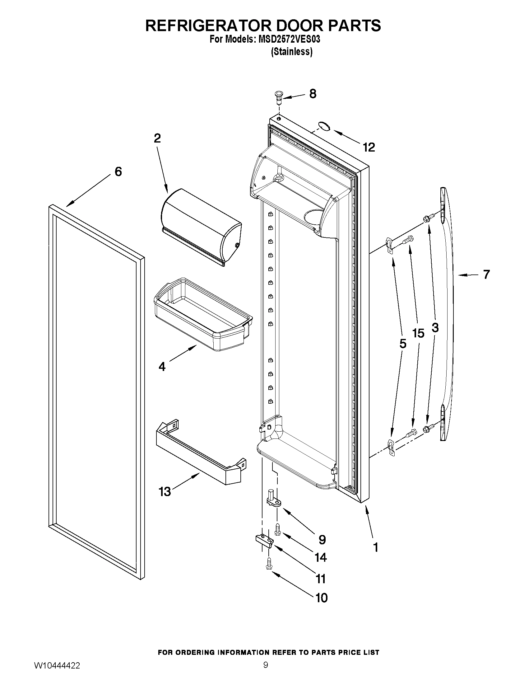 06 - REFRIGERATOR DOOR PARTS