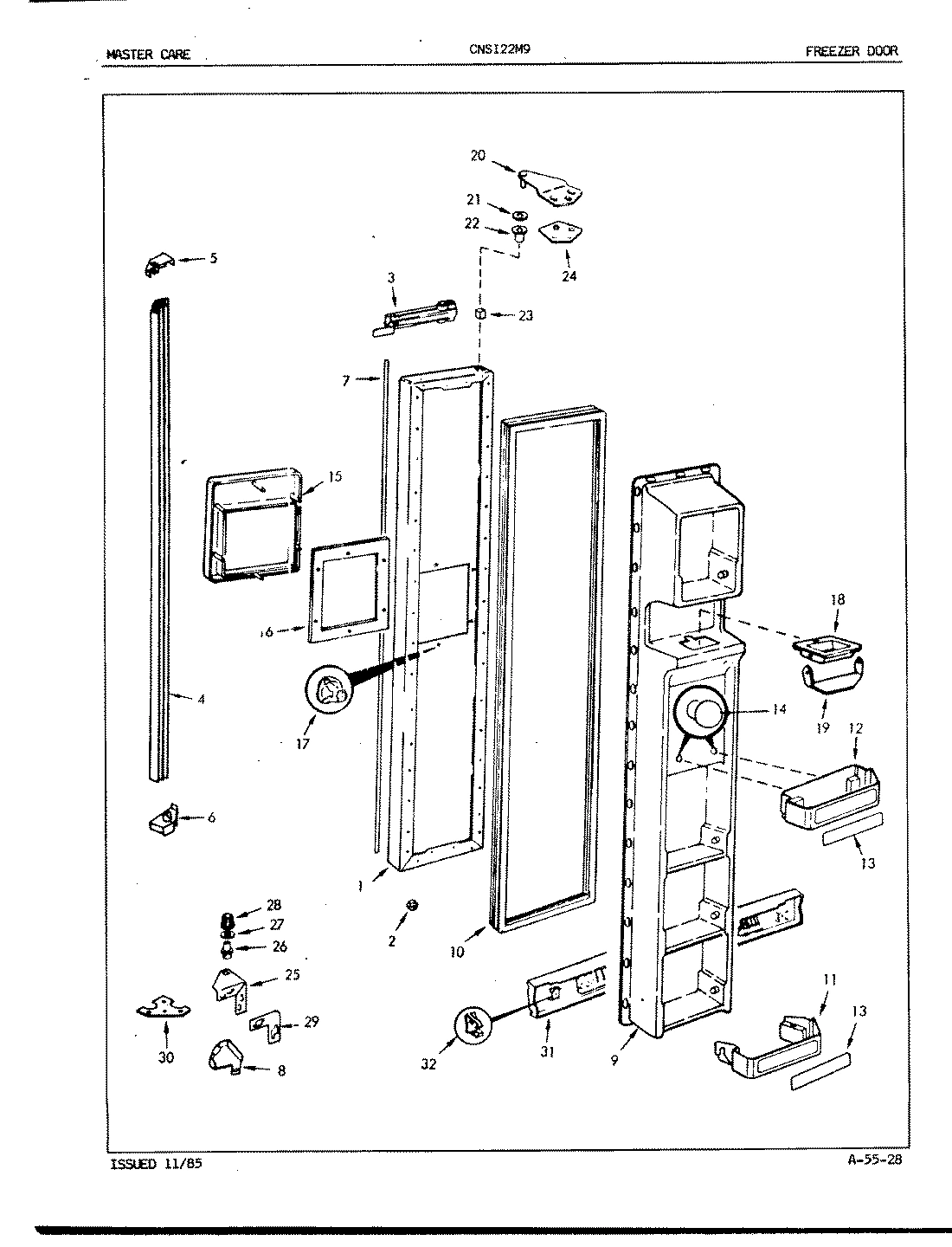 02 - FREEZER DOOR