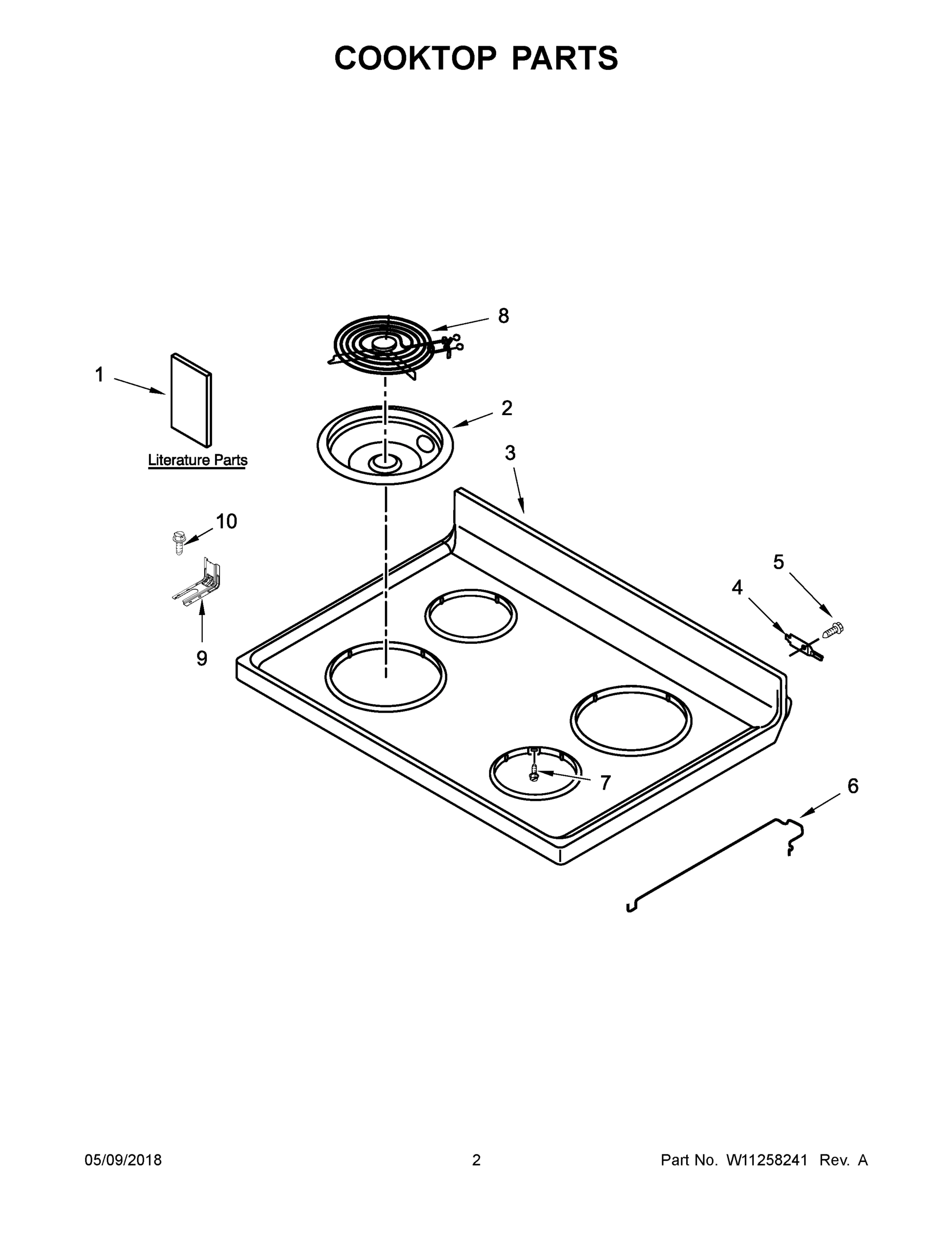 02 - COOKTOP PARTS