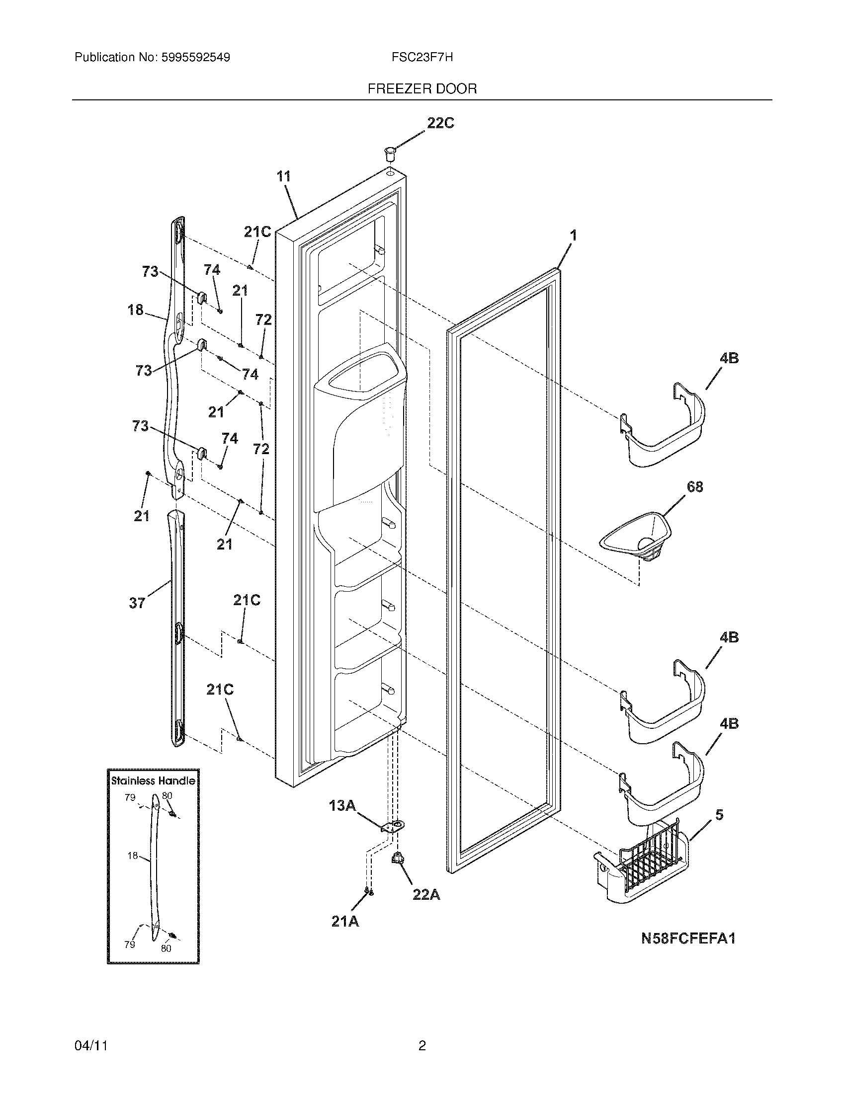 03 - FREEZER DOOR