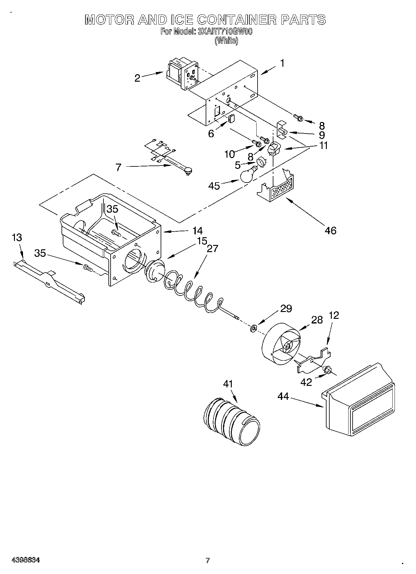 04 - MOTOR AND ICE CONTAINER