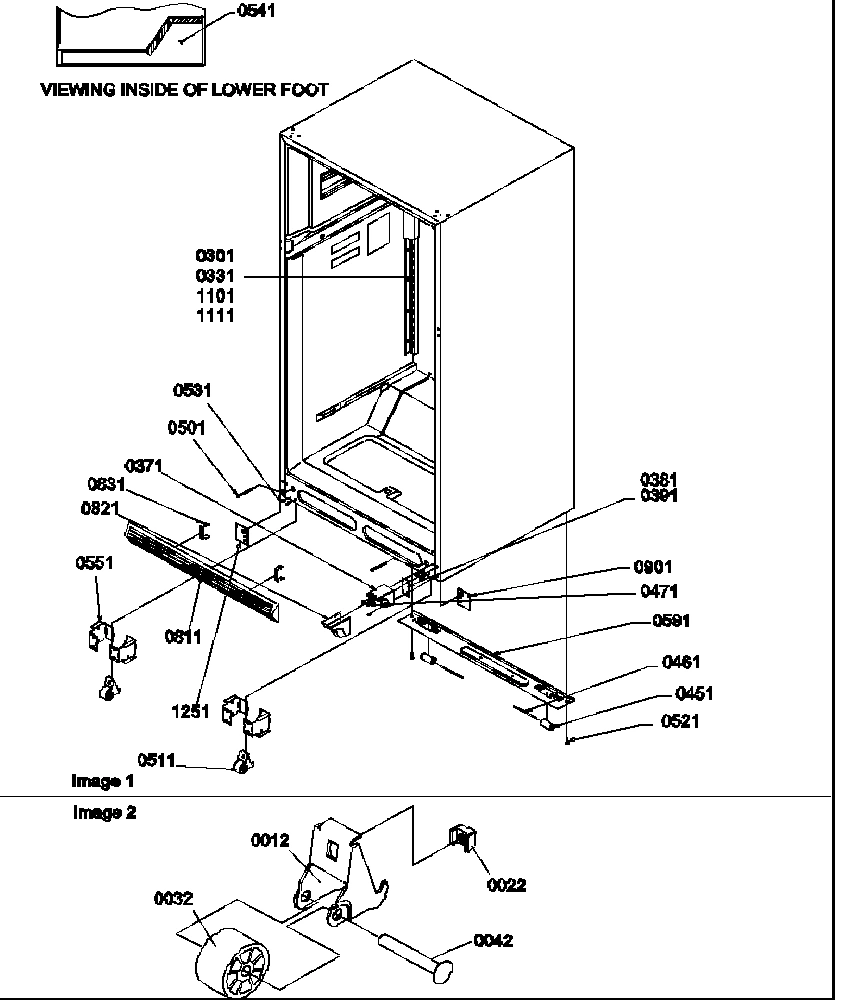 07 - LADDERS, LOWER CABINET AND ROLLERS
