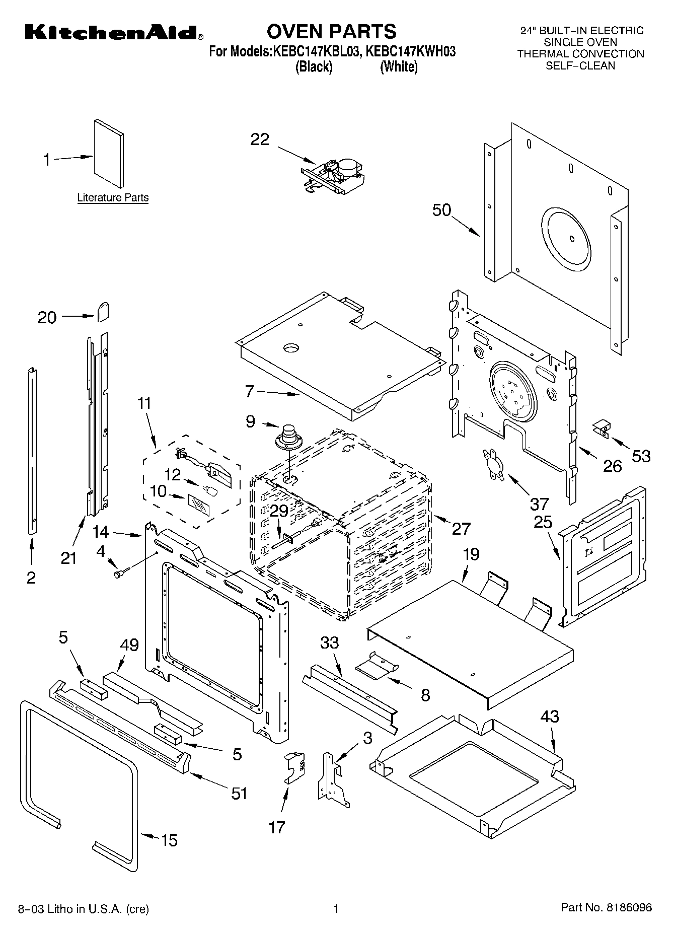 01 - OVEN PARTS