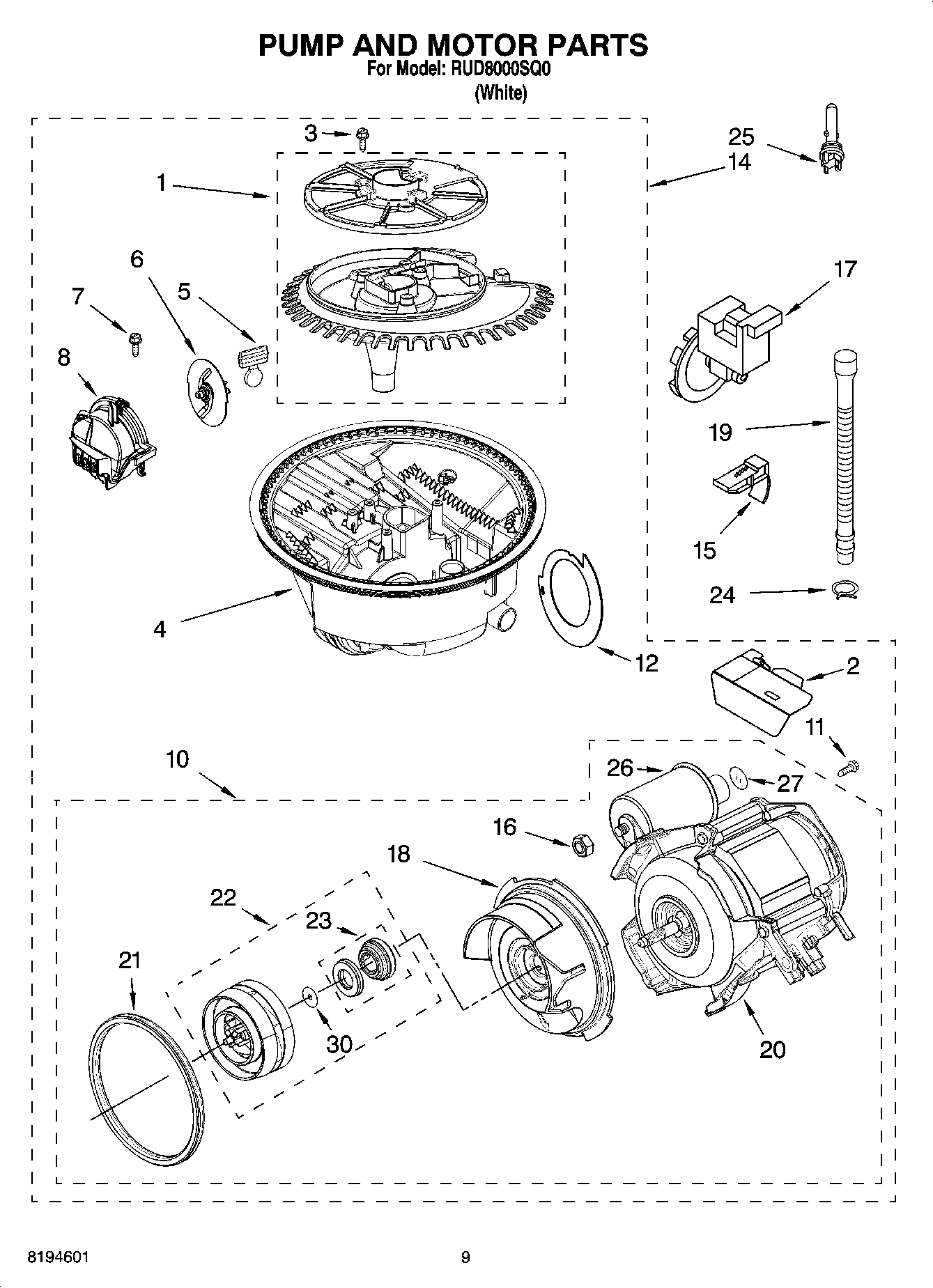 08 - PUMP AND MOTOR PARTS