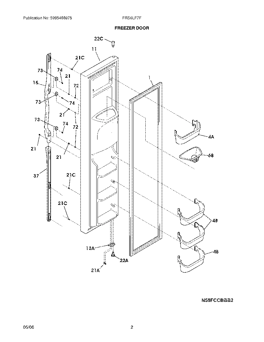 03 - FREEZER DOOR